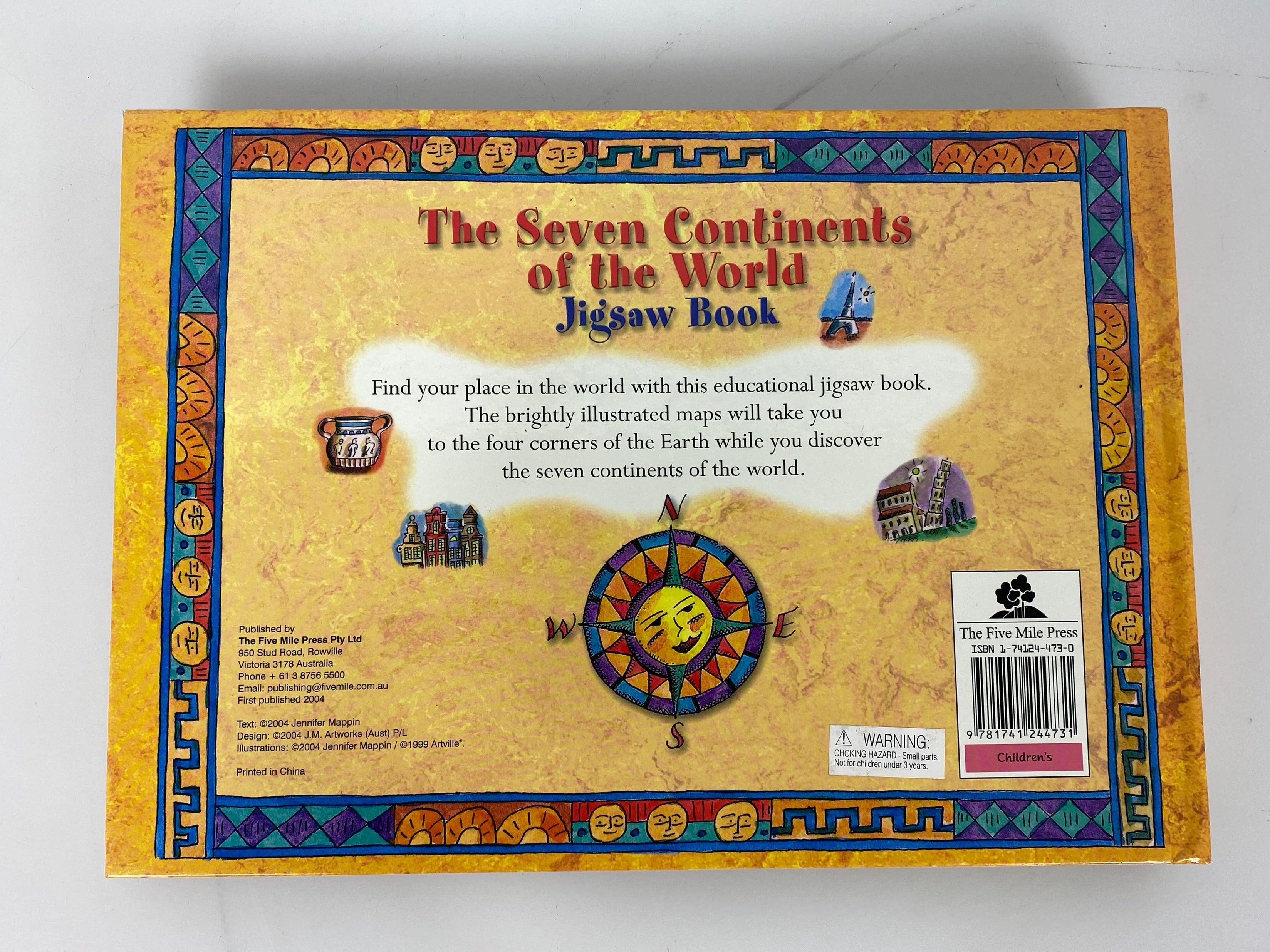 Seven Continents of the World Puzzle Book