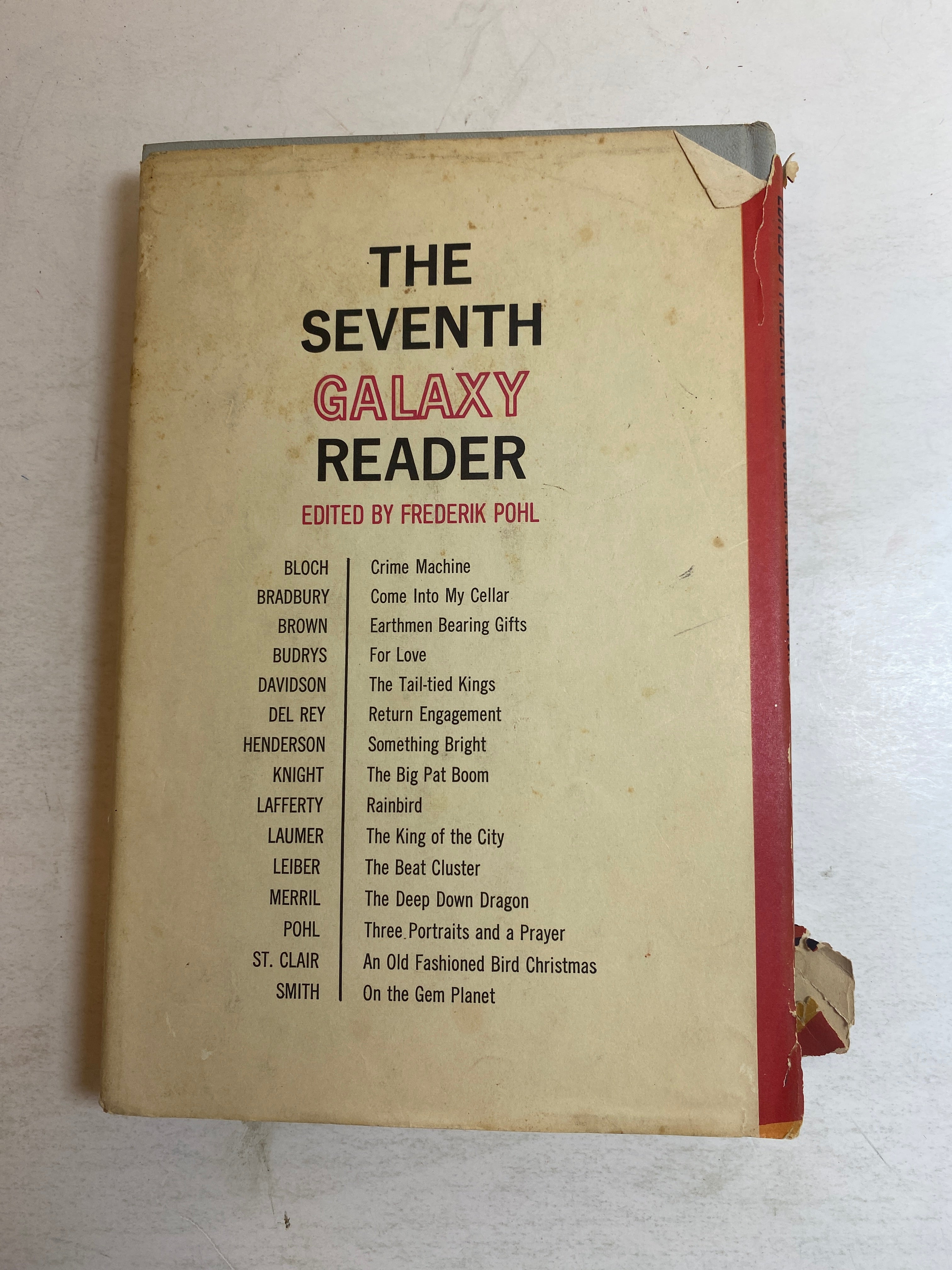Seventh Galaxy Reader Frederik Pohl HCDJ 1964