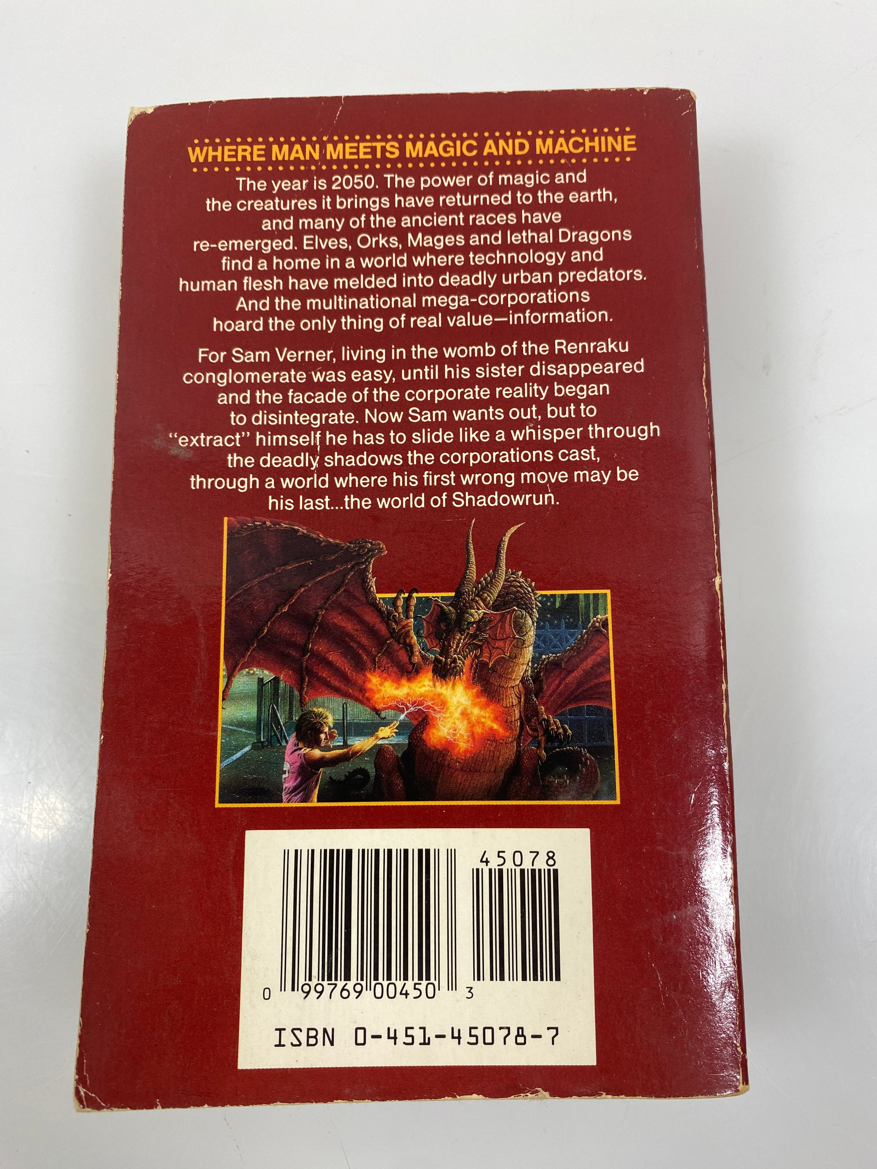 Shadowrun Secrets of Power Deal with Dragon Paperback 1990