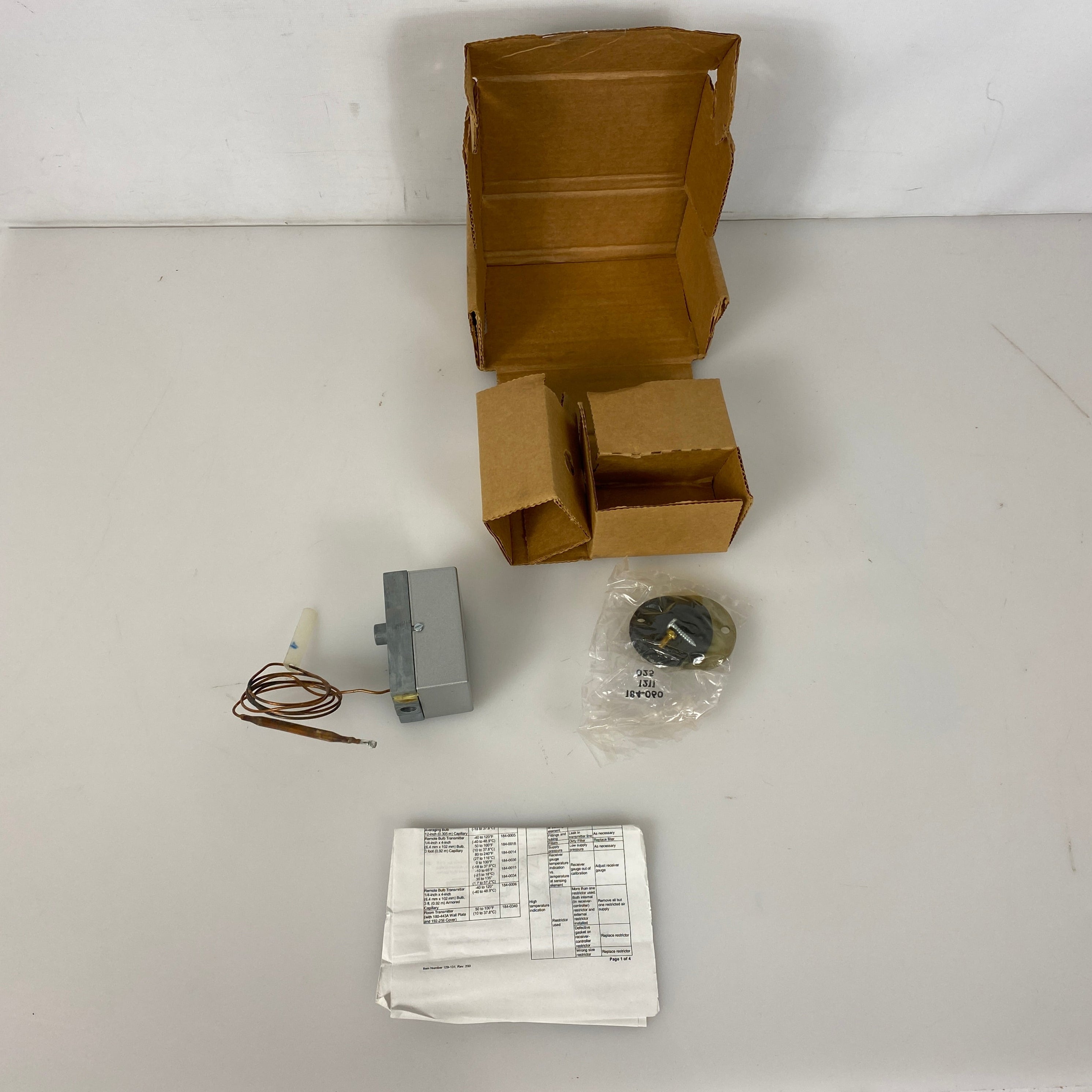 Siemens #184-0005 Temperature Transmitter Sensor