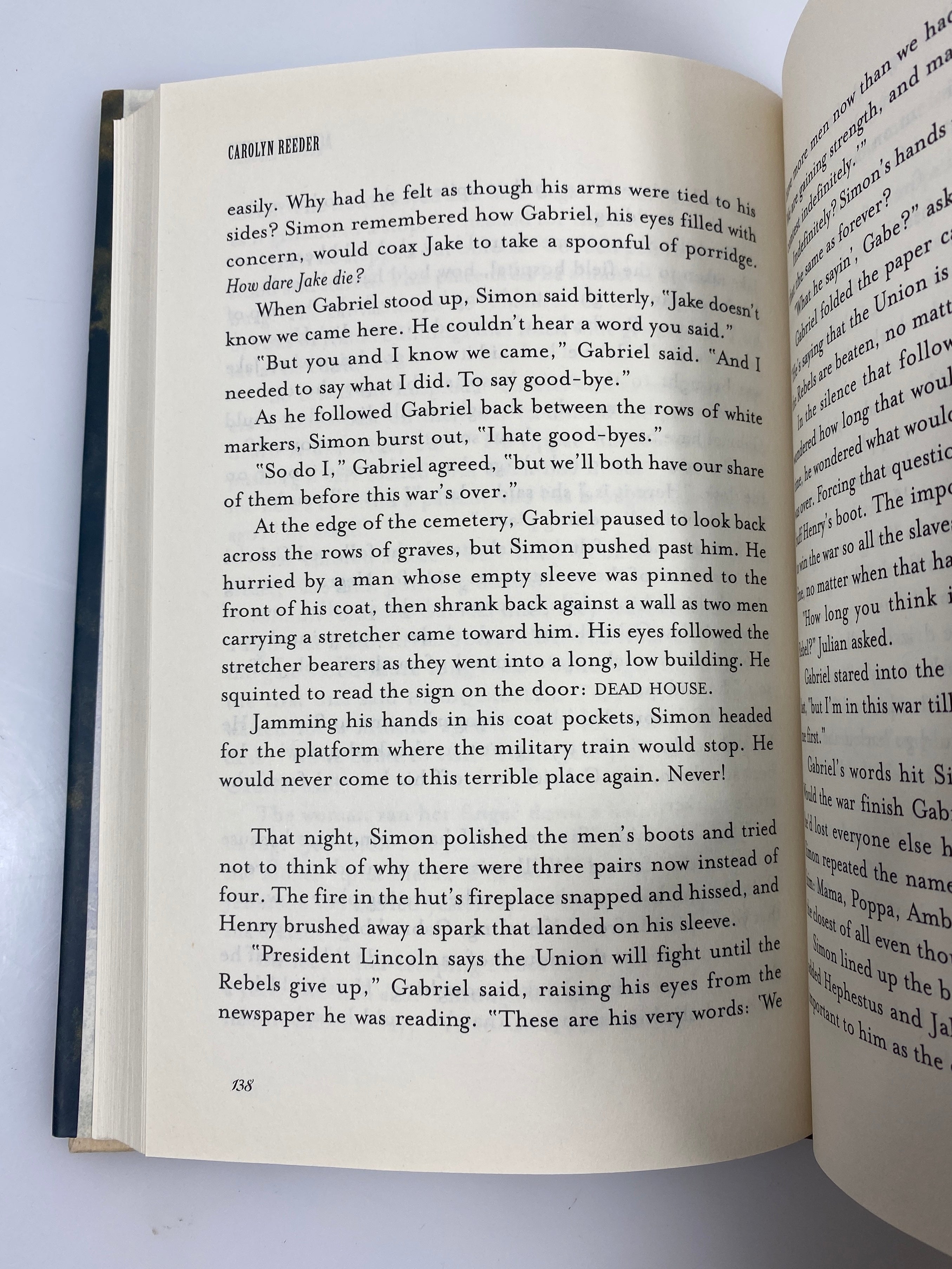 *Signed* Across the Lines Carolyn Reeder 1st Ed. 1997 HCDJ