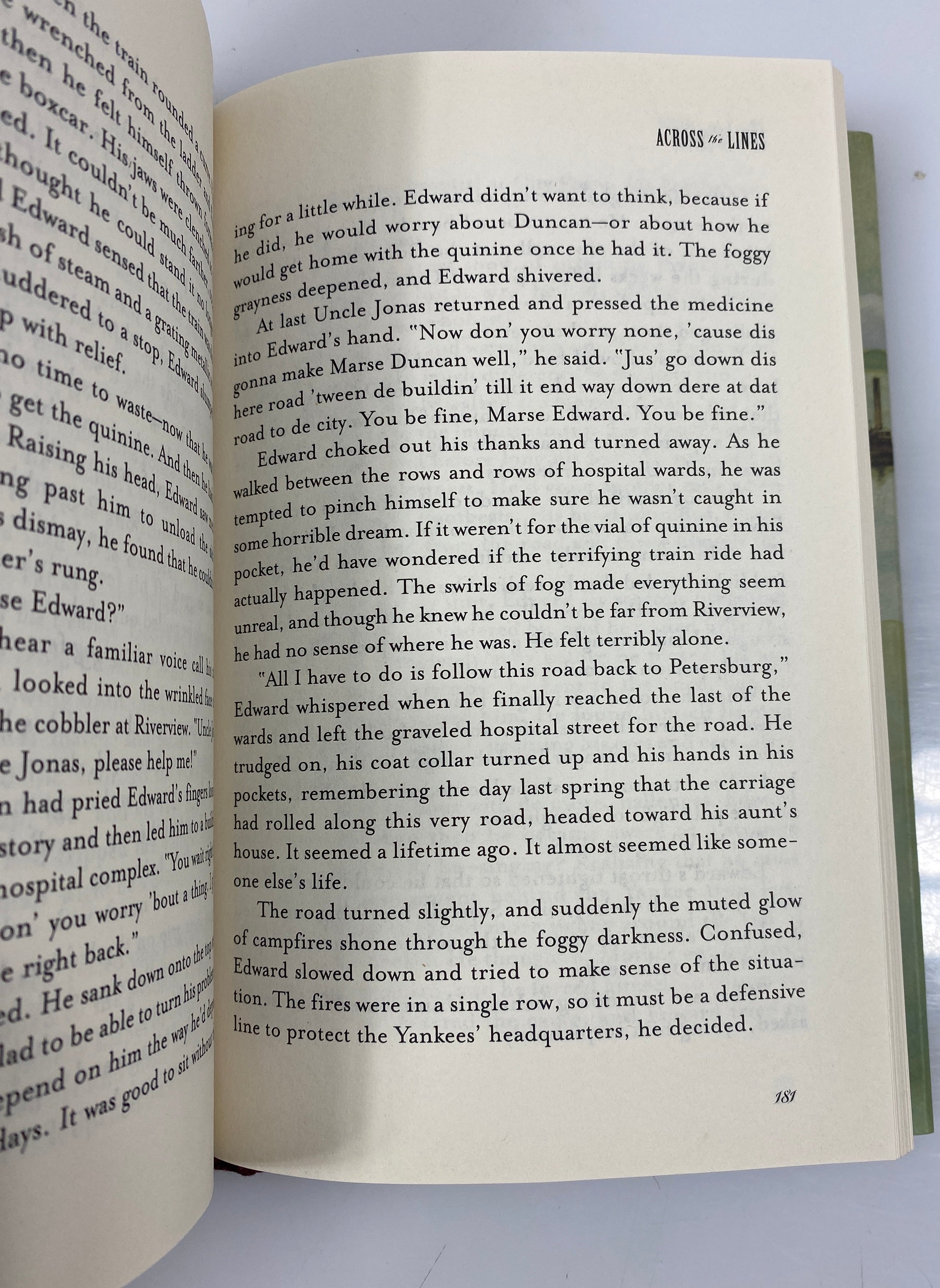 *Signed* Across the Lines Carolyn Reeder 1st Ed. 1997 HCDJ