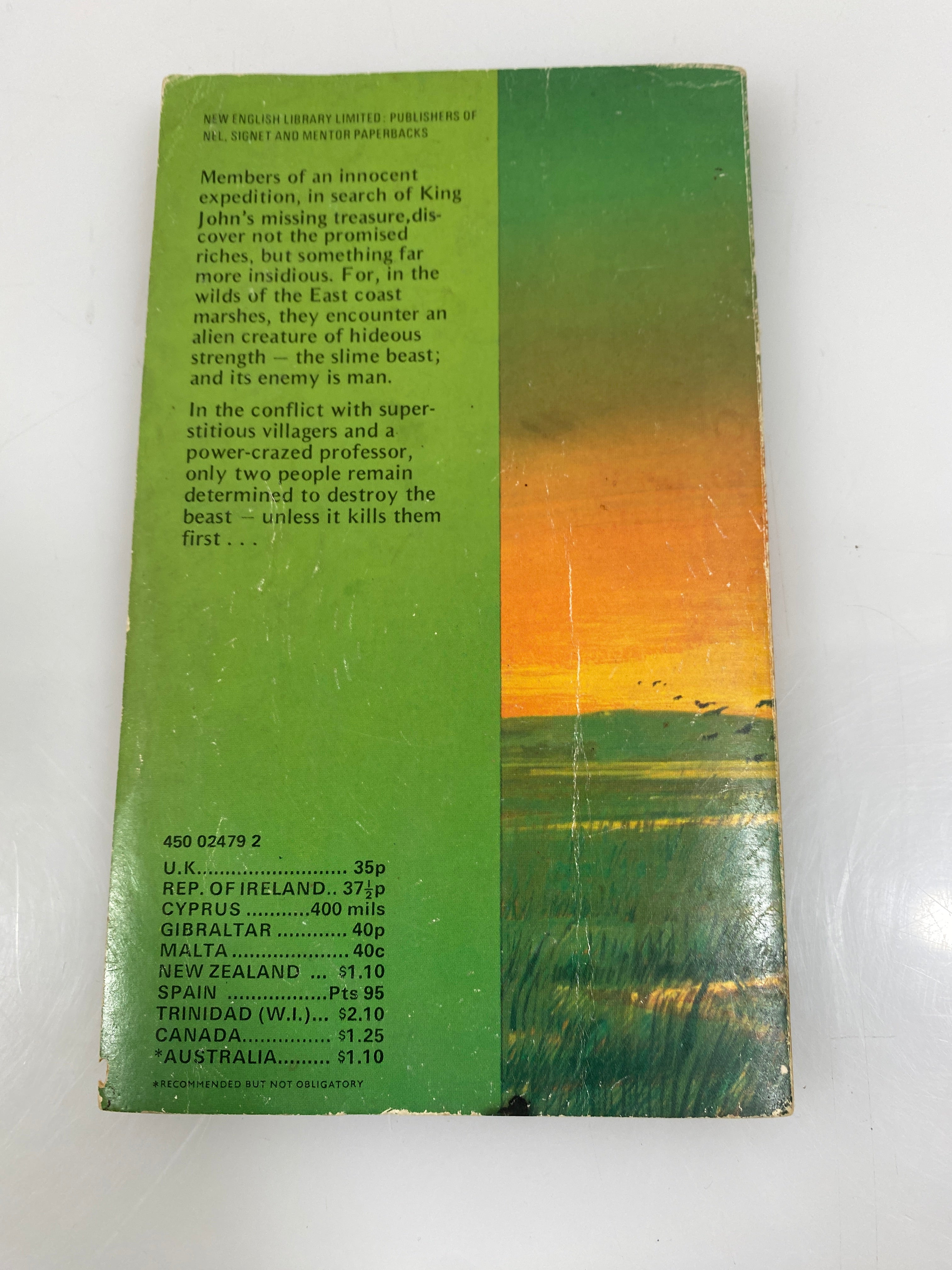 Slime Beast Guy Smith Vintage Paperback 1976