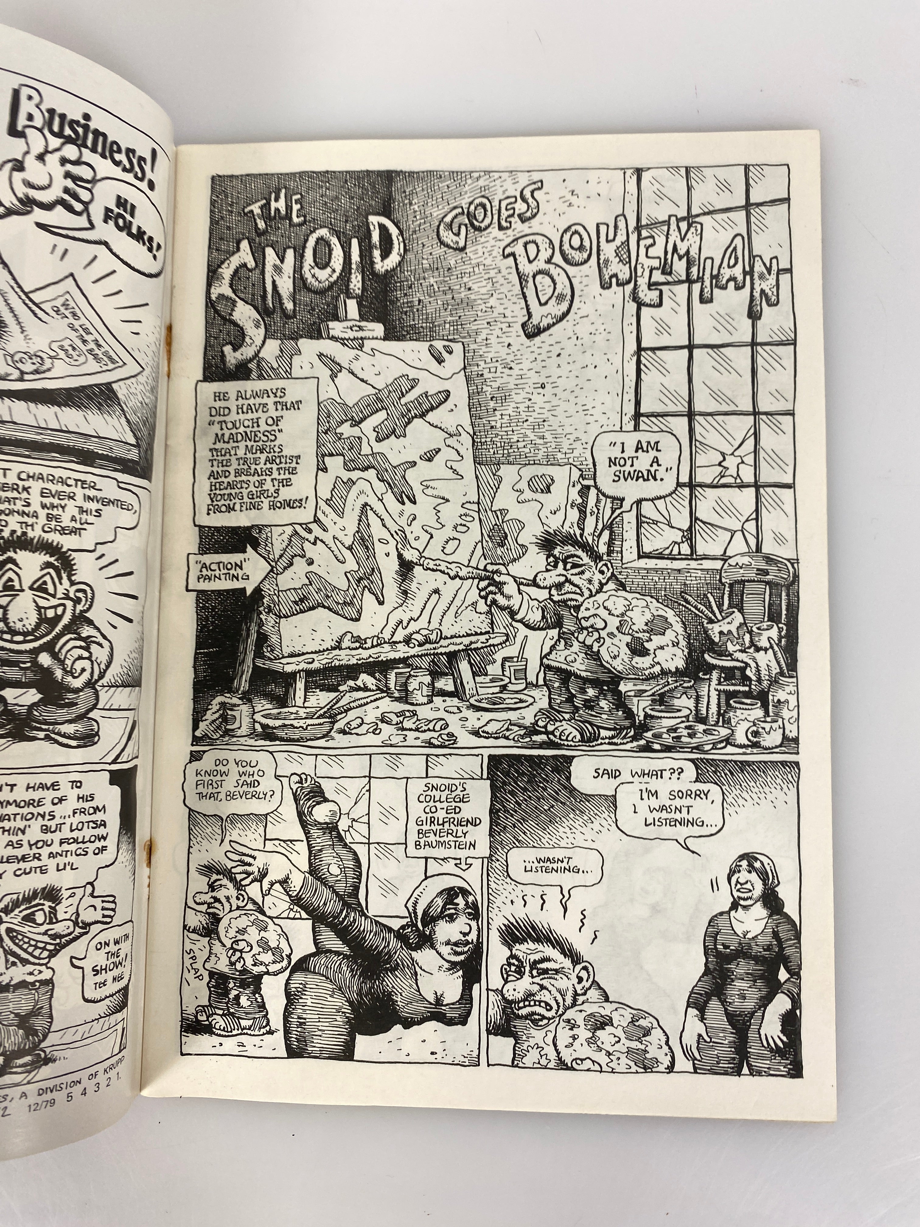 Snoid Comics Kitchen Sink Comic Book 1980