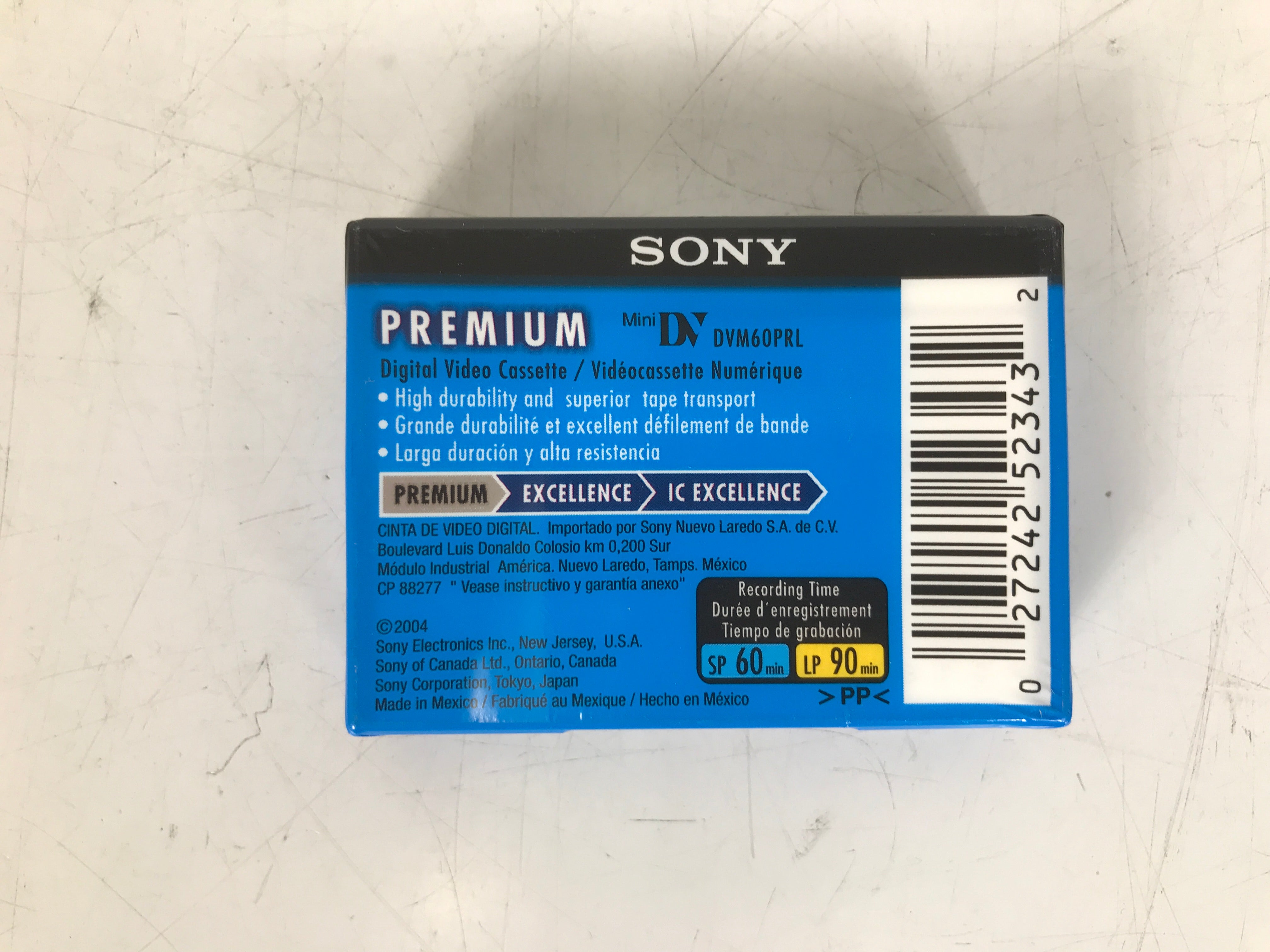 Sony DVC Premium 60 min Digital Video Cassette *New*