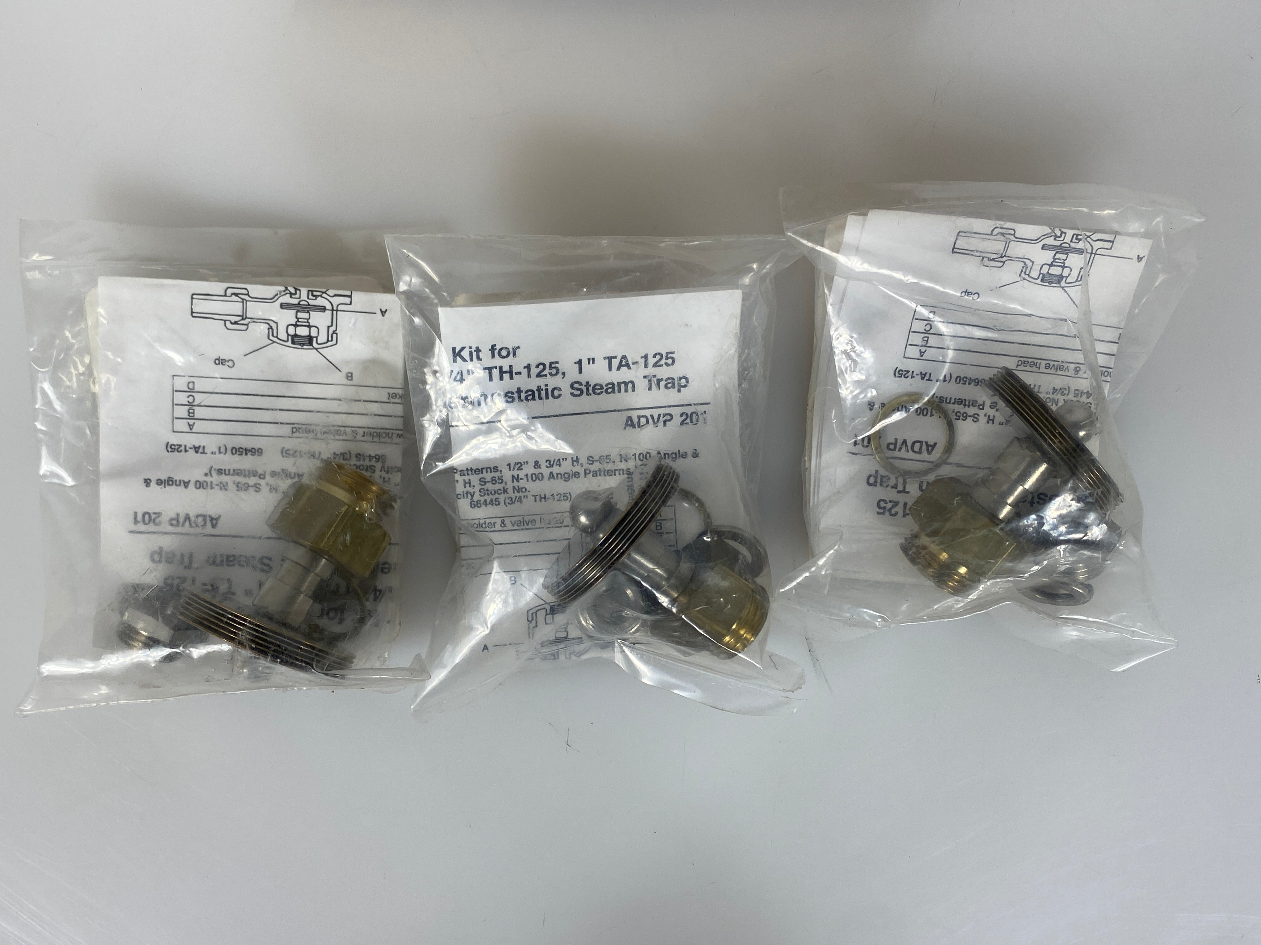 Spirax Sarco Repair Kit Th-25/125 1/2" & 3/4" for Balanced Pressure Thermostatic Steam Trap