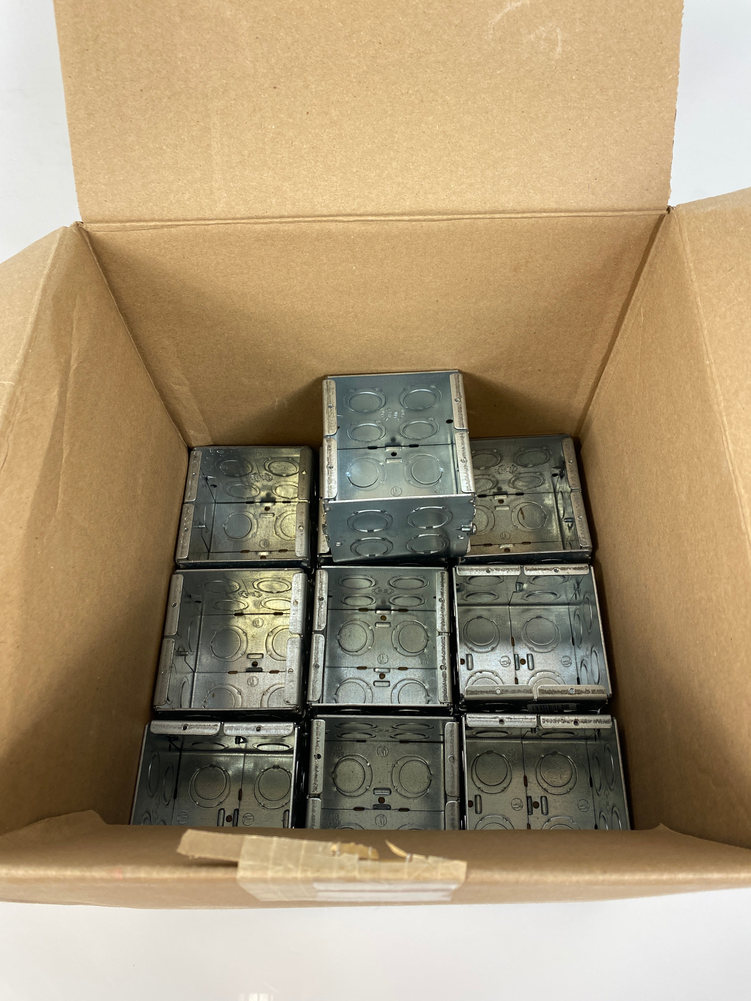 Steel City 2 Gang Steel Box Masonry Count of 10