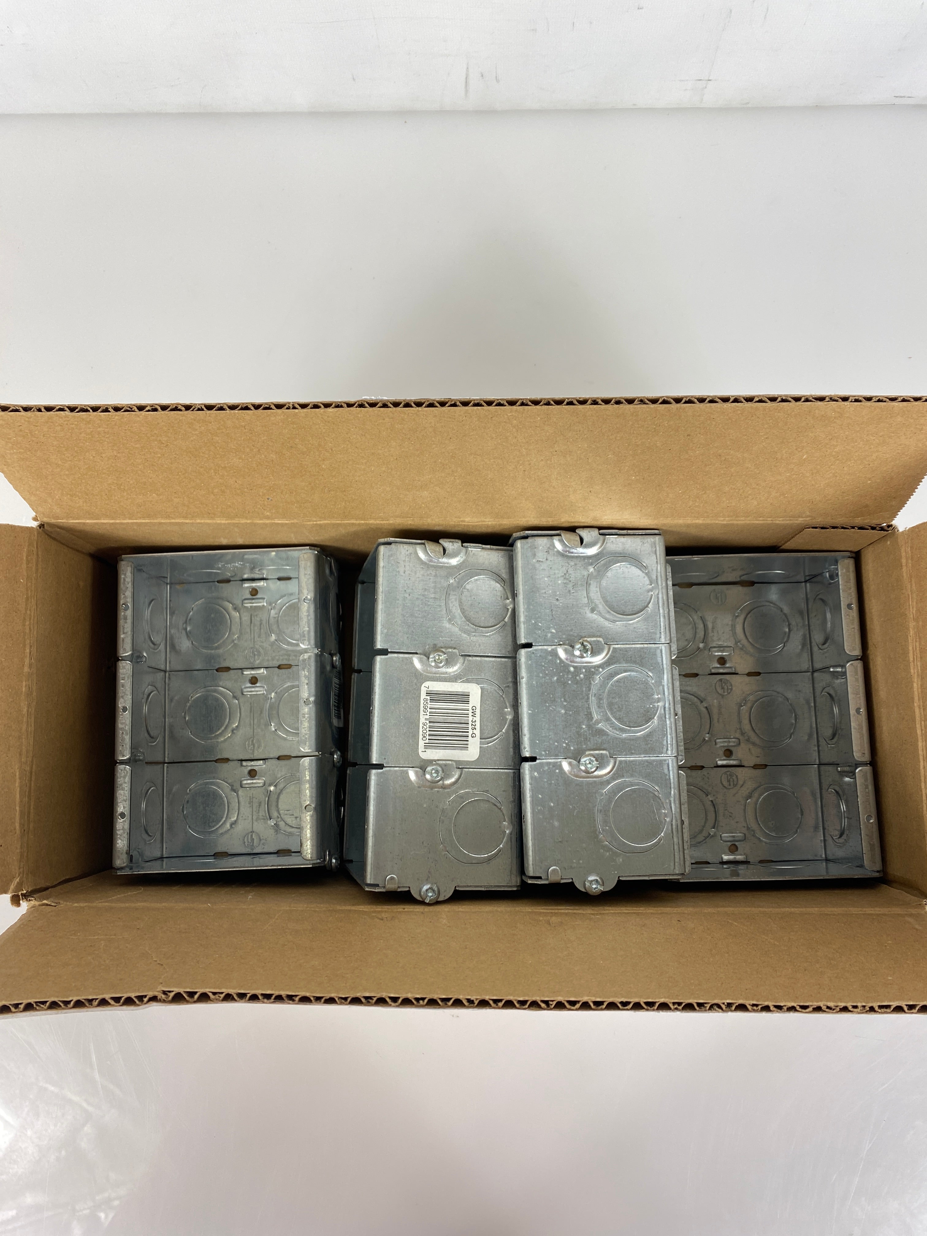 Steel City 3 Gang Steel Box Masonry Count of 4