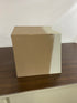 Steelcase White Tanker Desk w/ Wood Grain Top