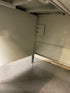 Steelcase White Tanker Desk w/ Wood Grain Top