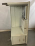 Steelcase White Tanker Desk w/ Wood Grain Top