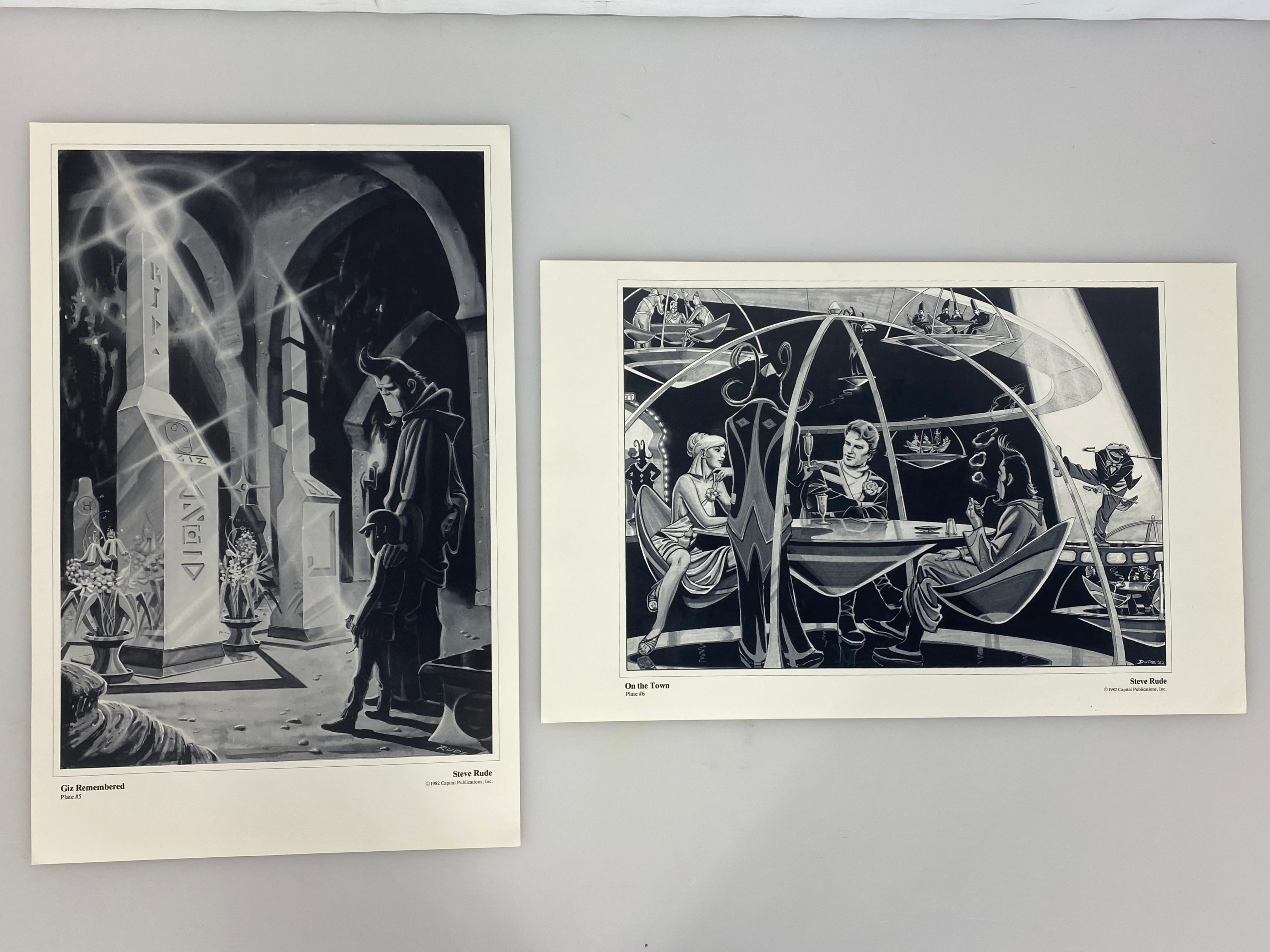 Steve Rude Nexus Reviews Copy Includes Letter and 5 Posters