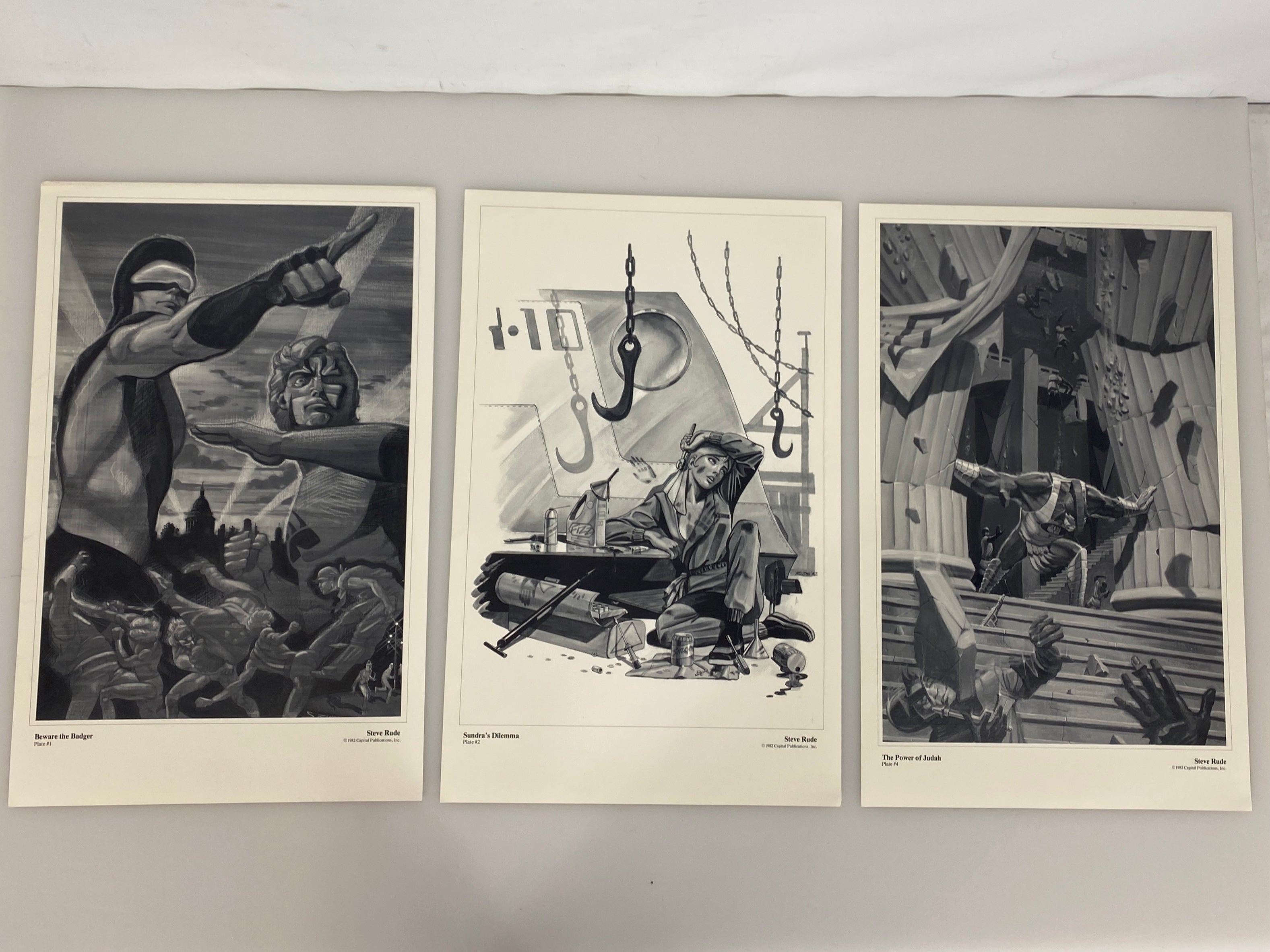 Steve Rude Nexus Reviews Copy Includes Letter and 5 Posters