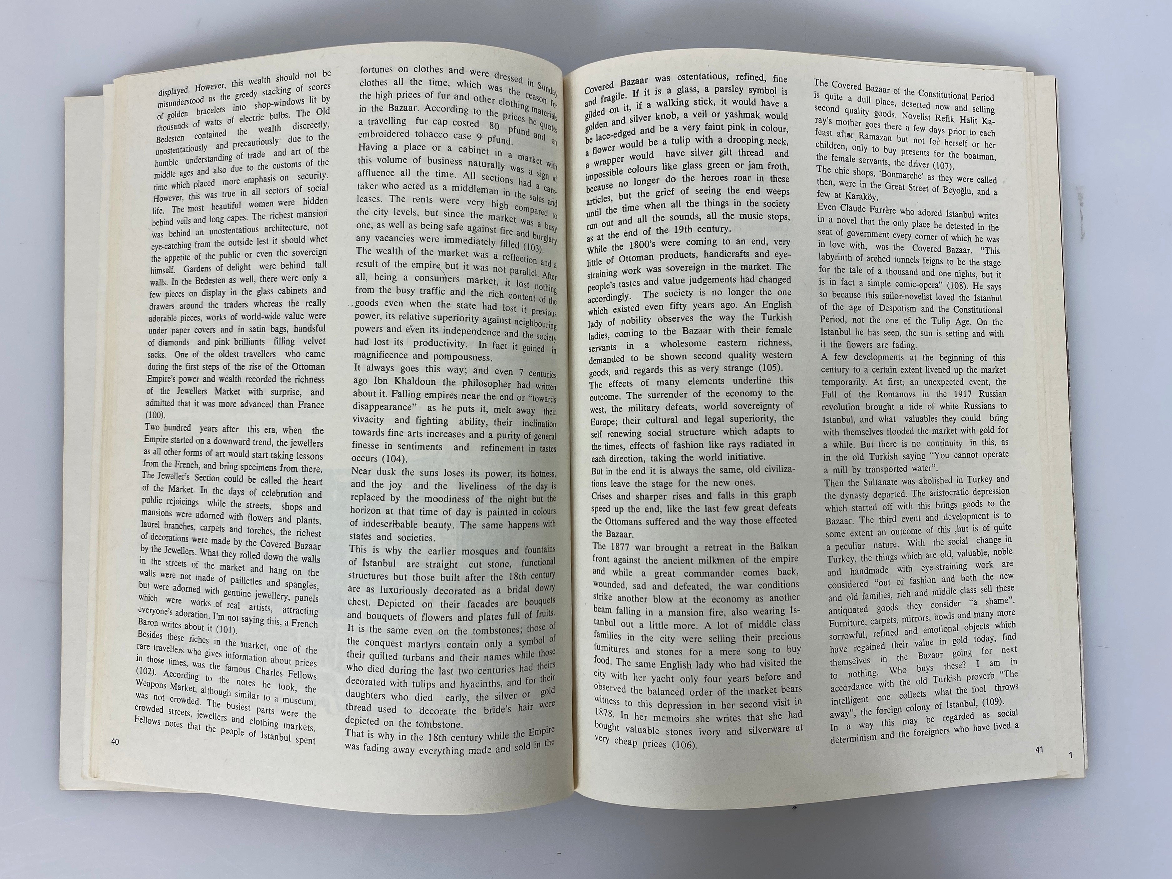 Story of the Grand Bazaar Istanbul 1980 SC With Map and Slipcase