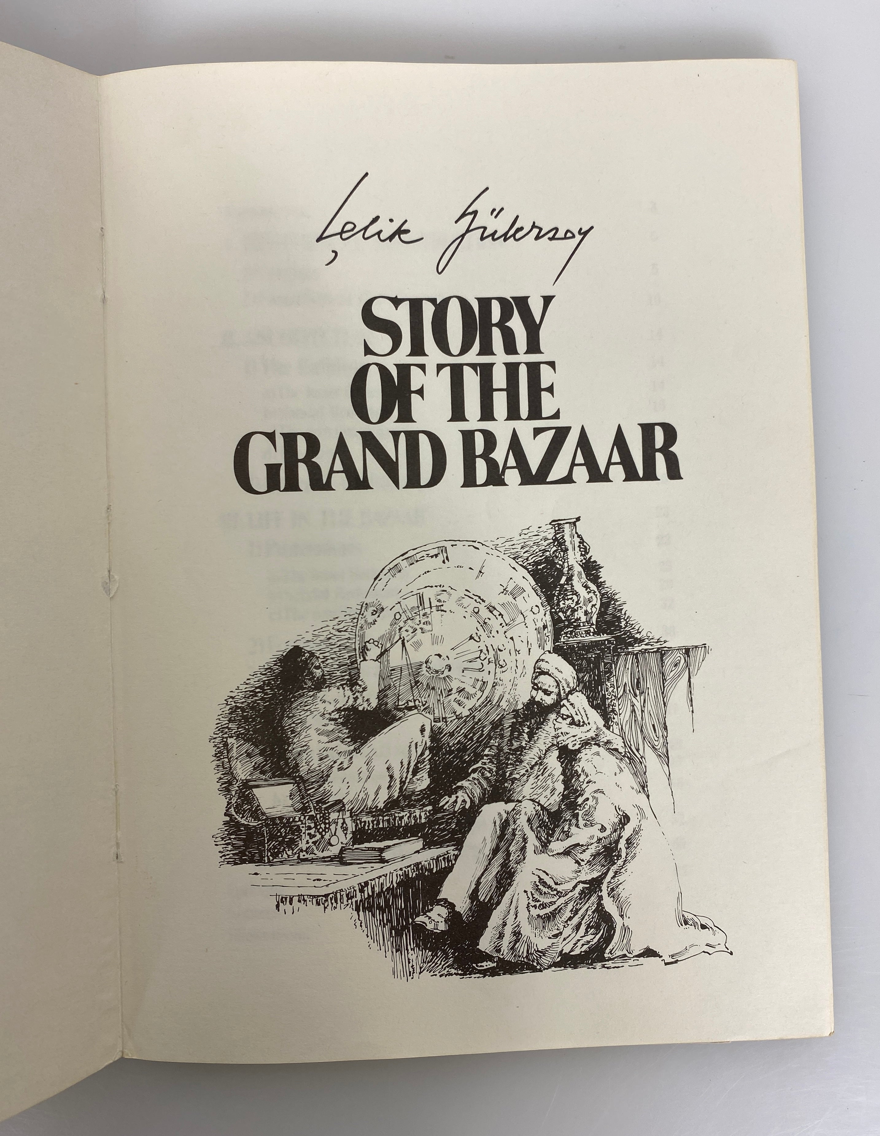 Story of the Grand Bazaar Istanbul 1980 SC With Map and Slipcase