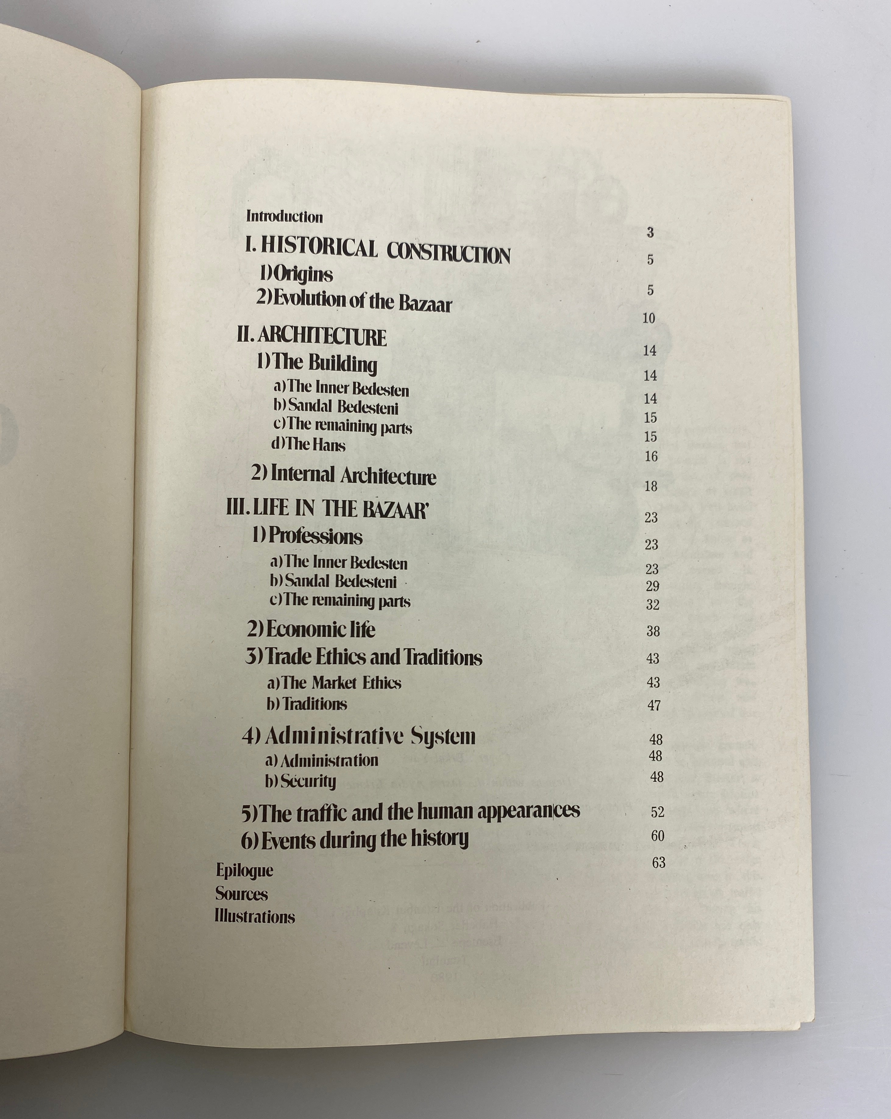 Story of the Grand Bazaar Istanbul 1980 SC With Map and Slipcase