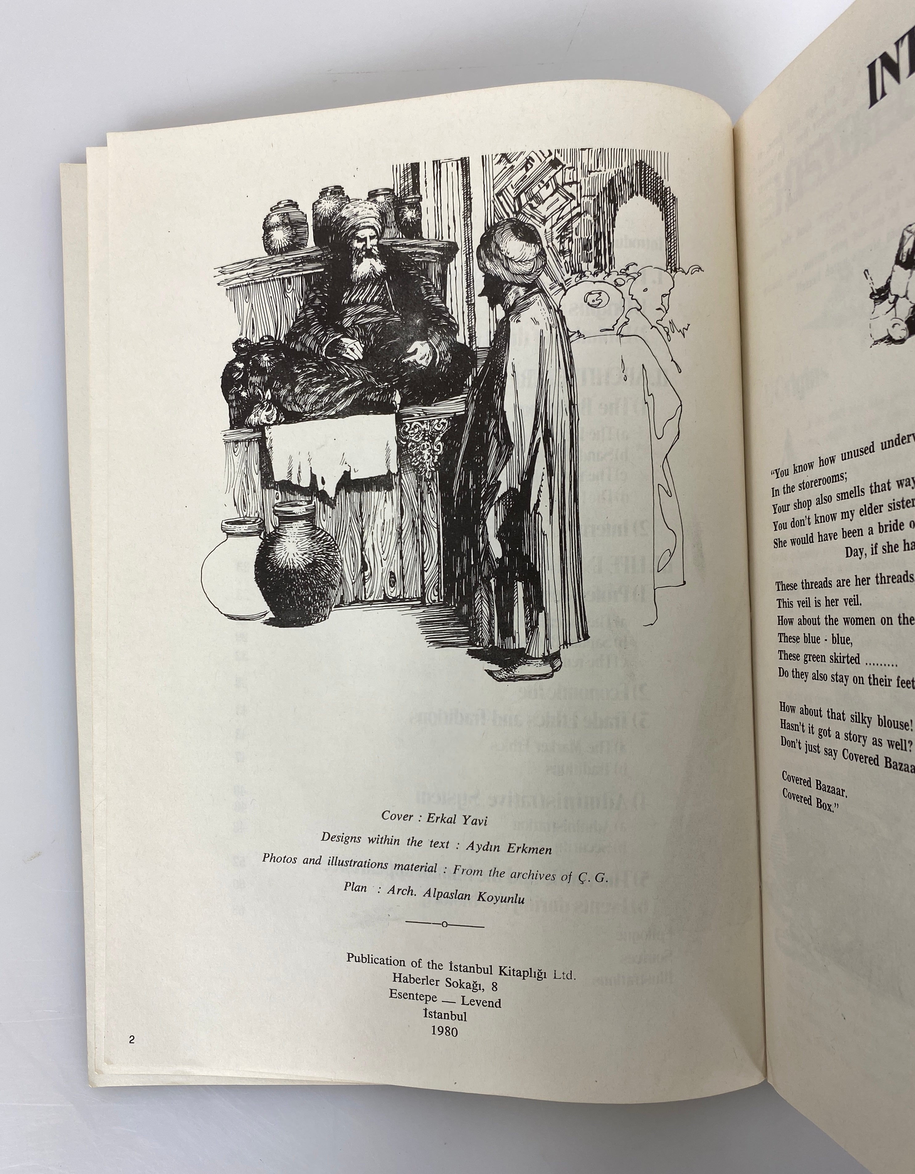 Story of the Grand Bazaar Istanbul 1980 SC With Map and Slipcase