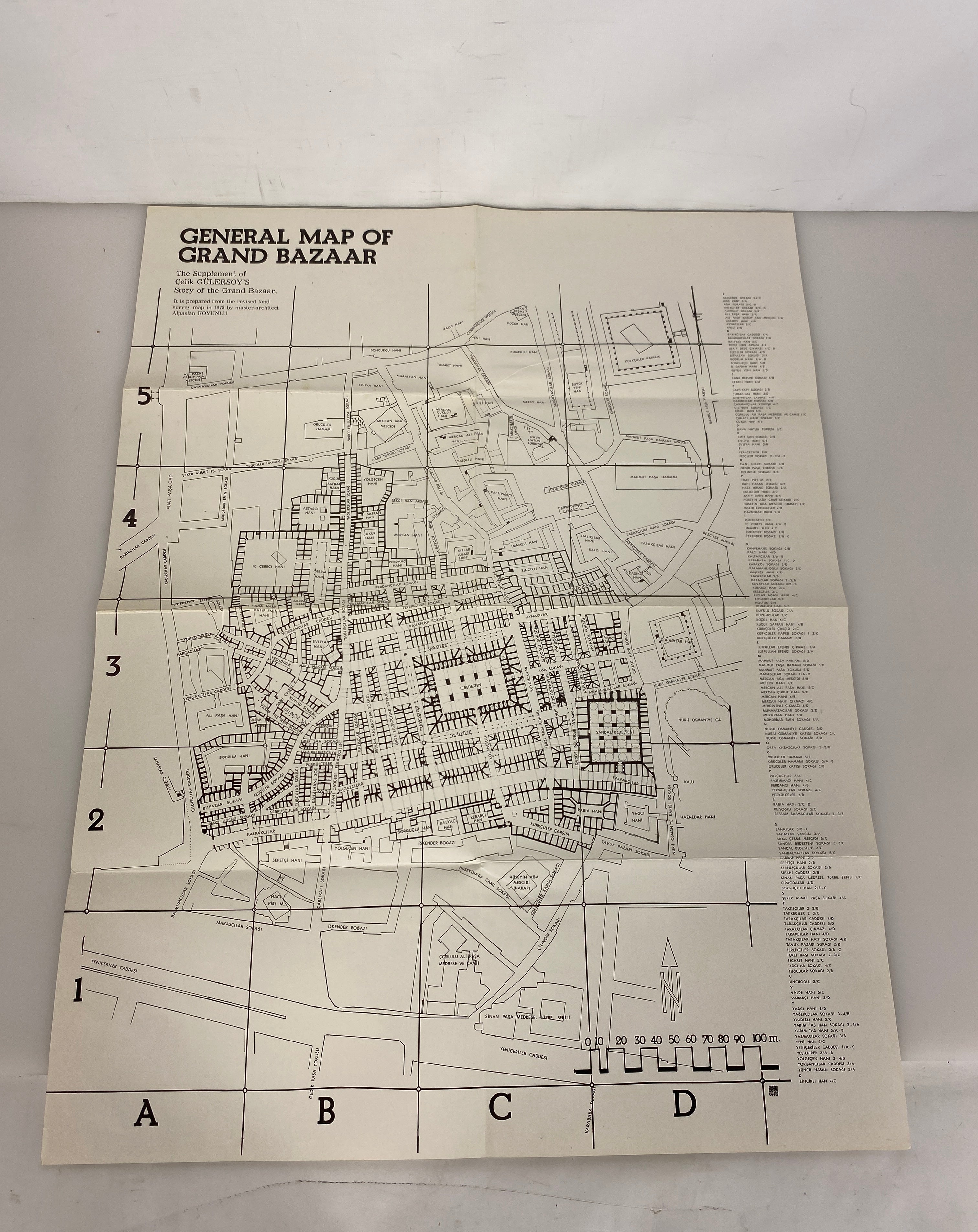 Story of the Grand Bazaar Istanbul 1980 SC With Map and Slipcase