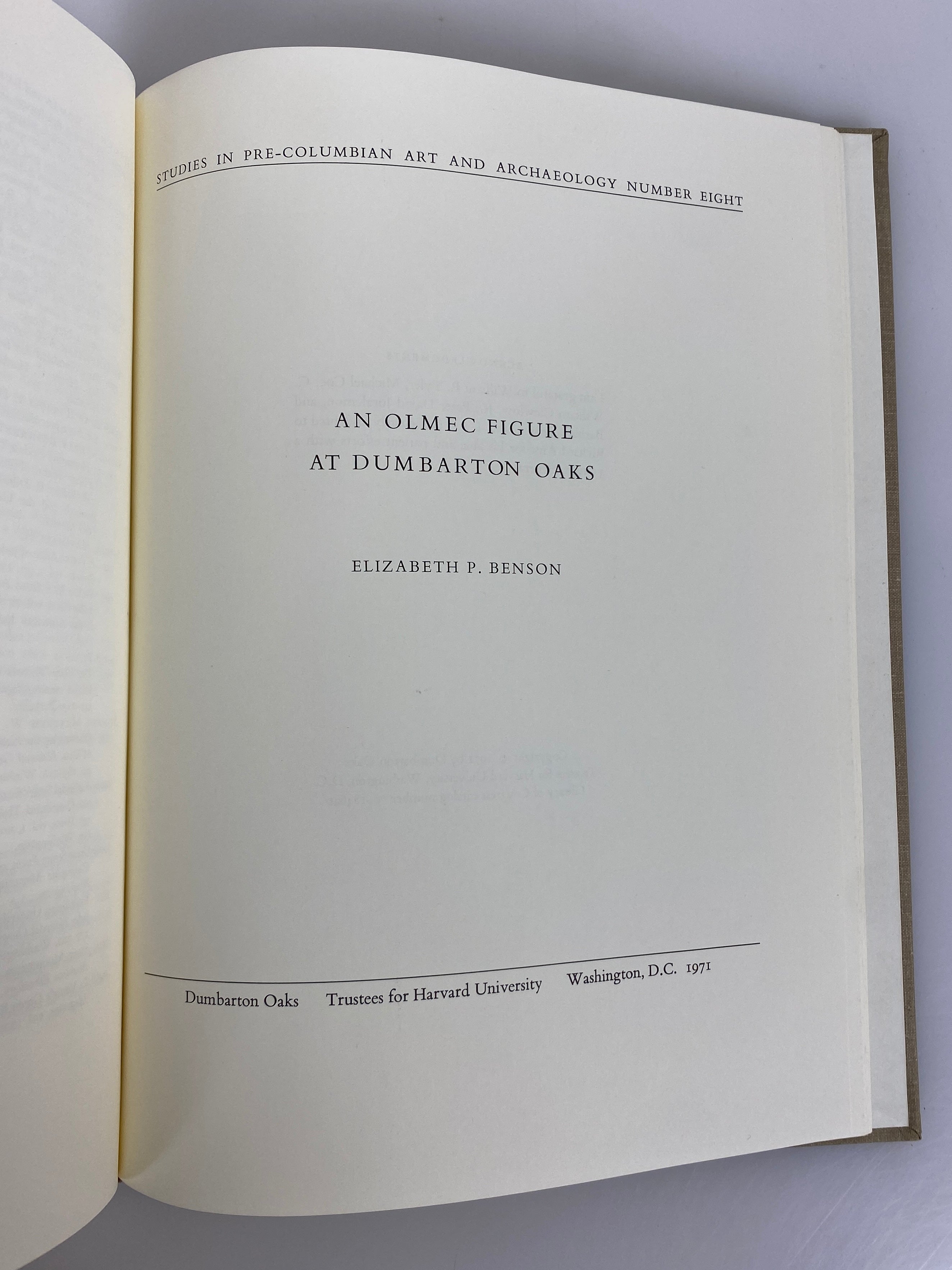 Studies in Pre-Columbian Art & Archaeology 6/7/8 Dumbarton Oaks 1970 HC