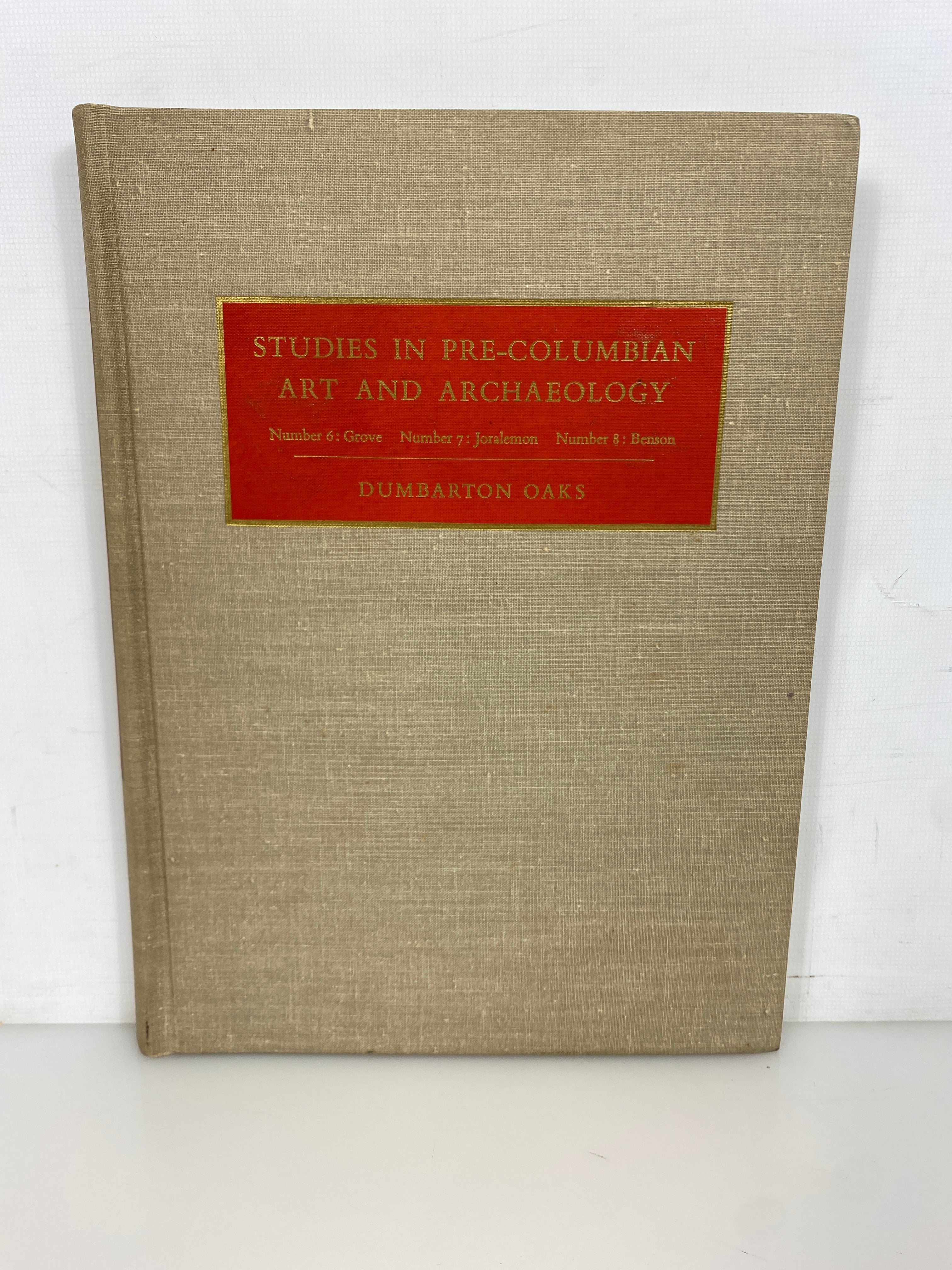 Studies in Pre-Columbian Art & Archaeology 6/7/8 Dumbarton Oaks 1970 HC