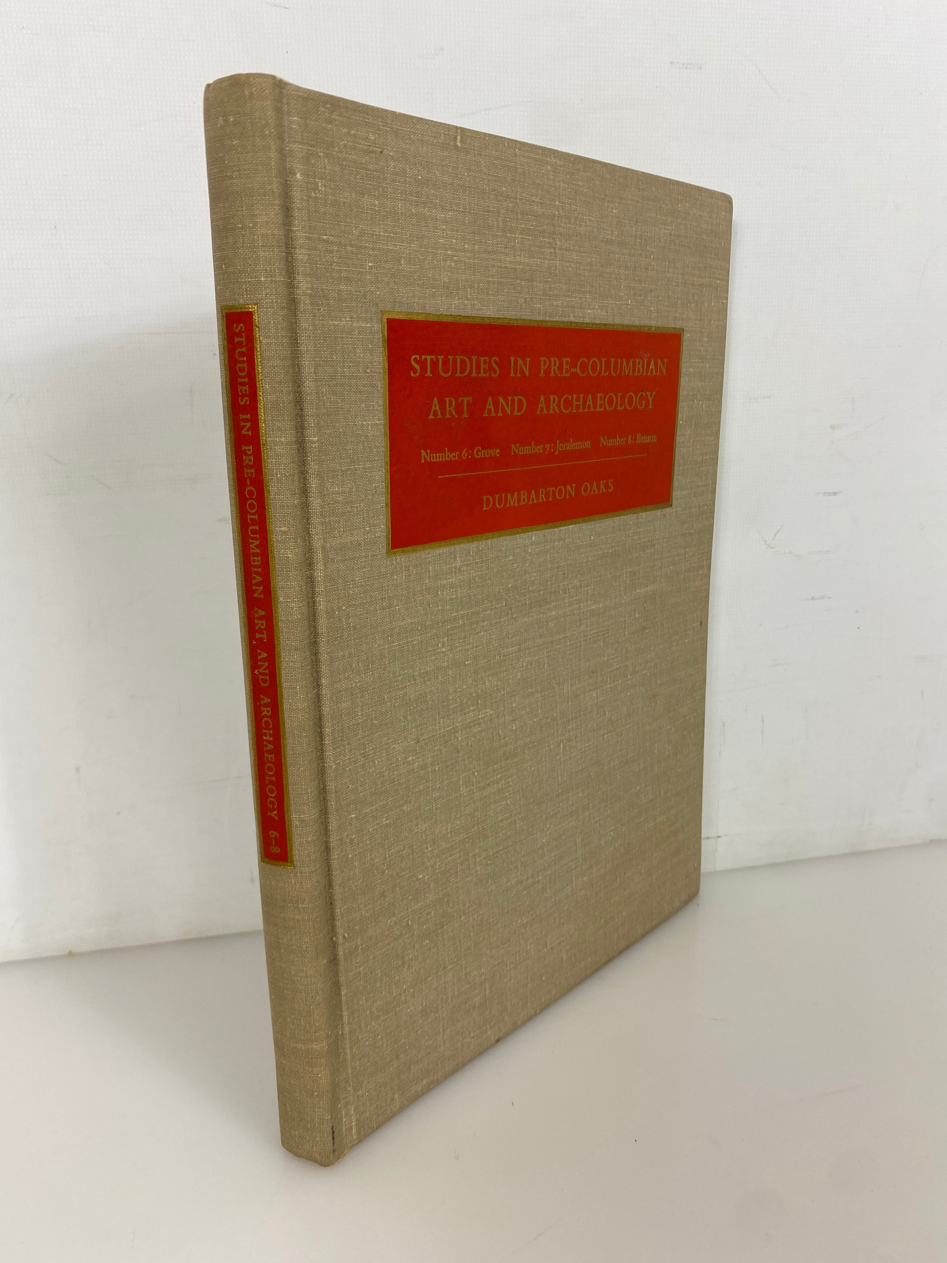 Studies in Pre-Columbian Art & Archaeology 6/7/8 Dumbarton Oaks 1970 HC
