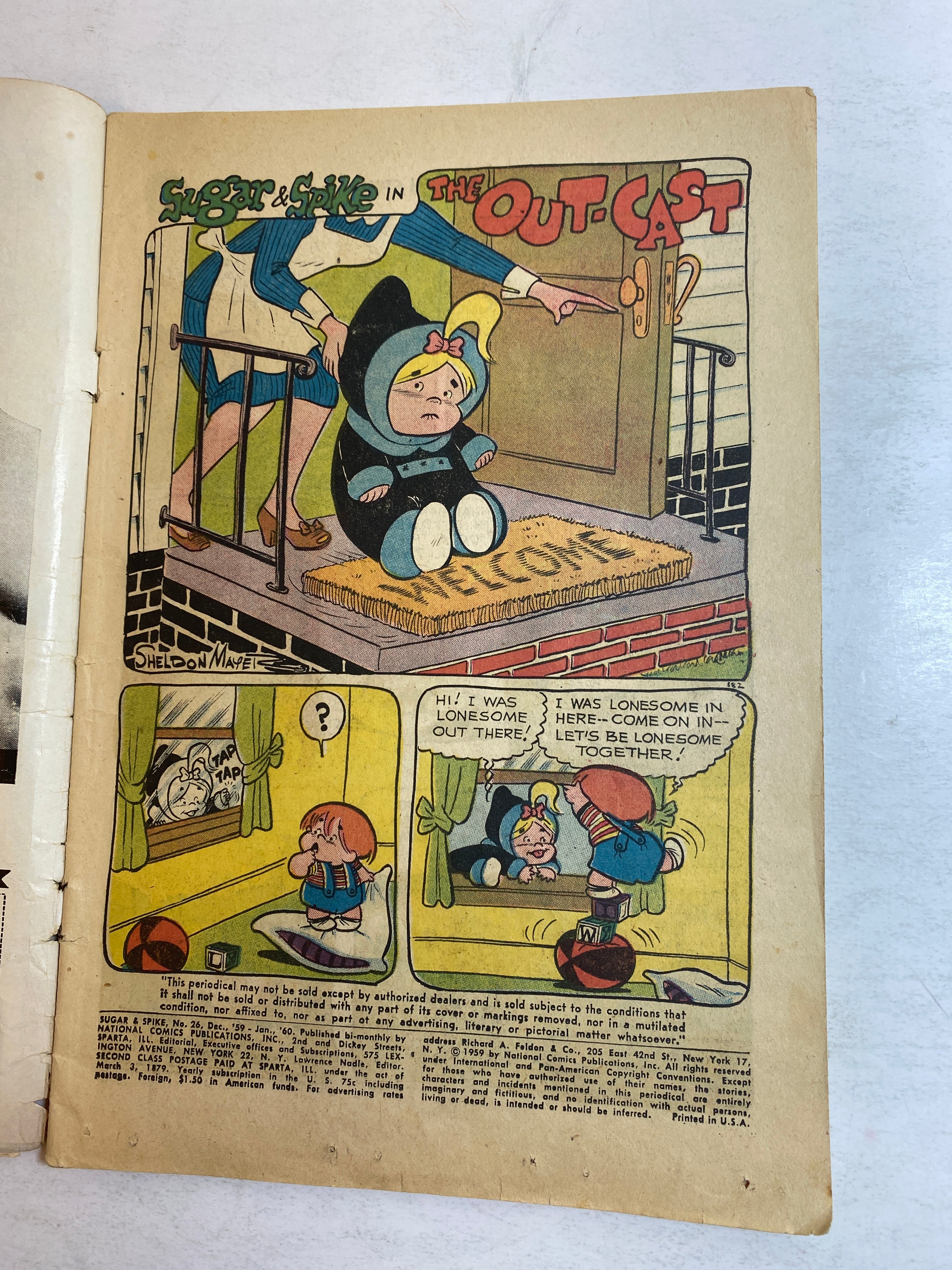 Sugar and Spike DC Comic #26 1960