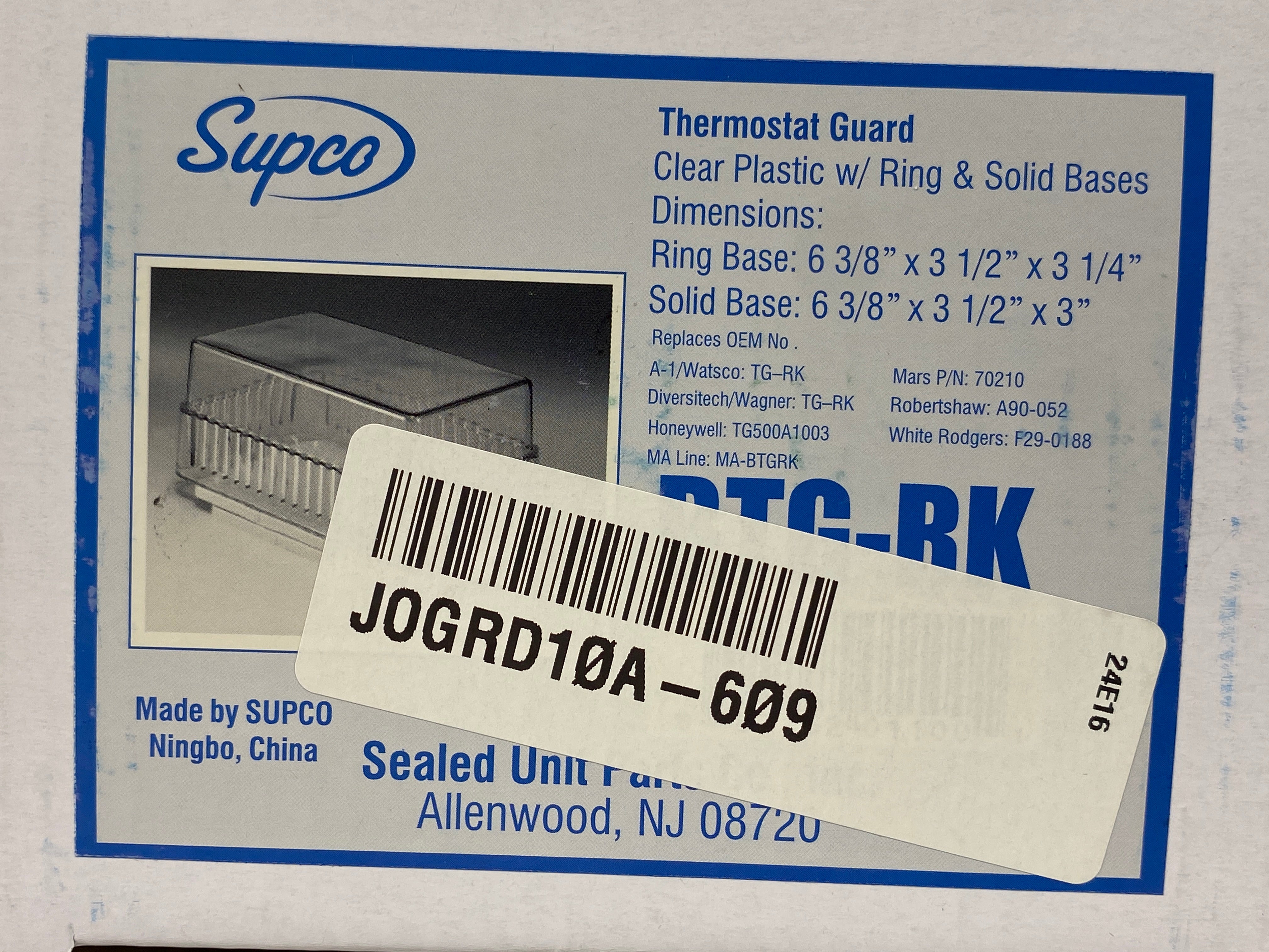 Supco Thermostat Guard Pack of 2