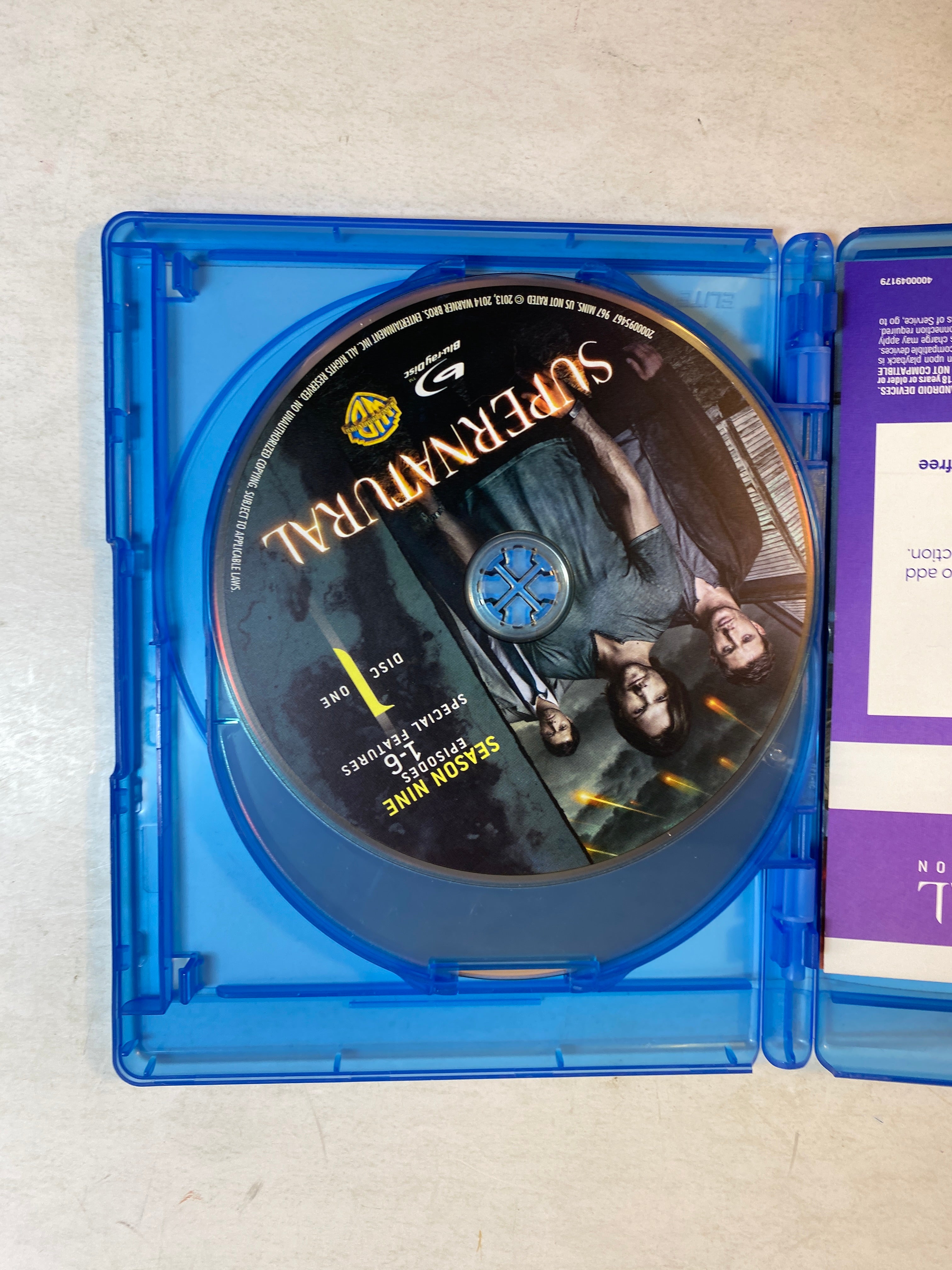 Supernatural Season 9 Blu Ray 2017