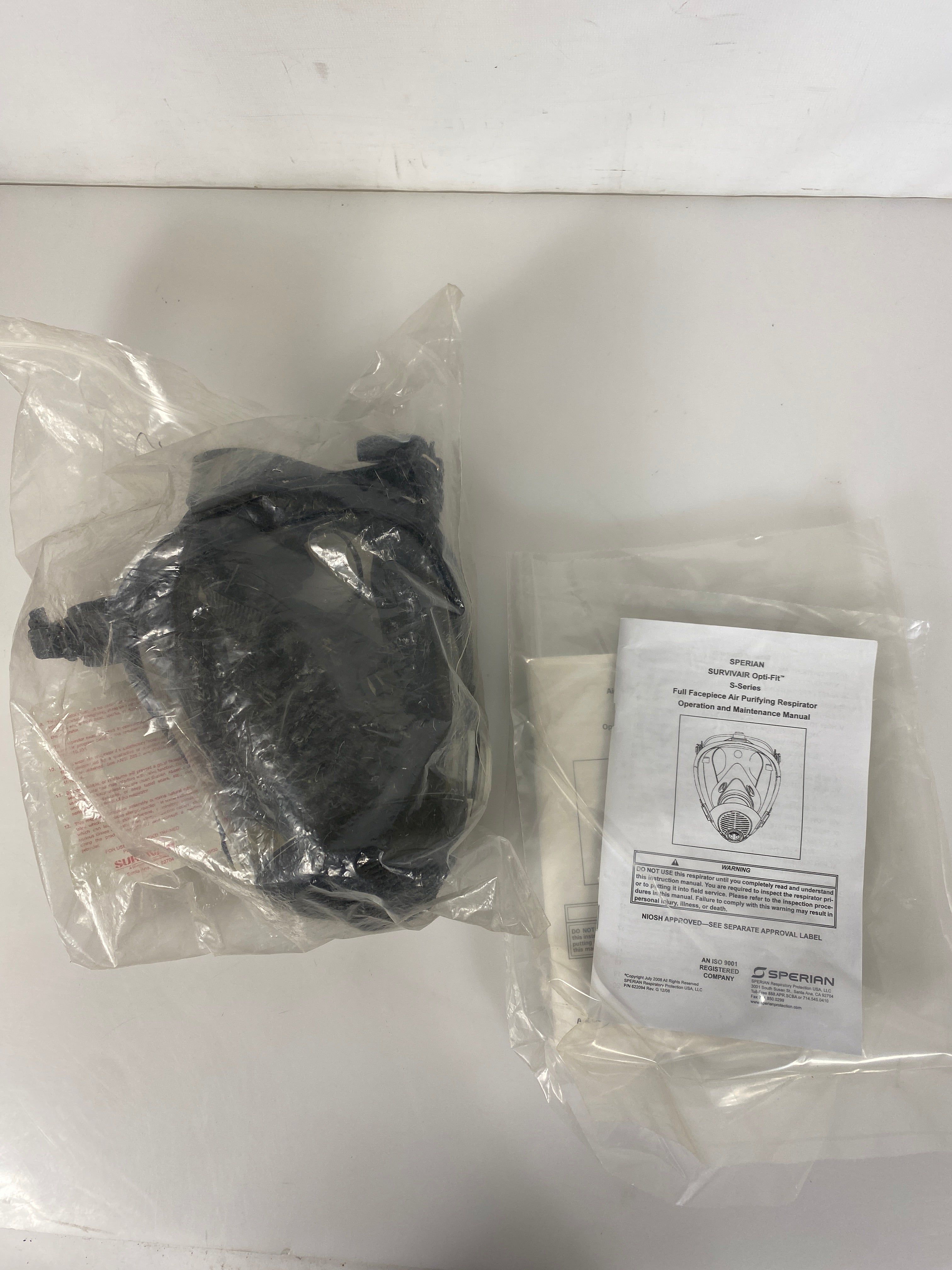 Survivair Black Opti-Fit Air Purifying Respirator Size Small