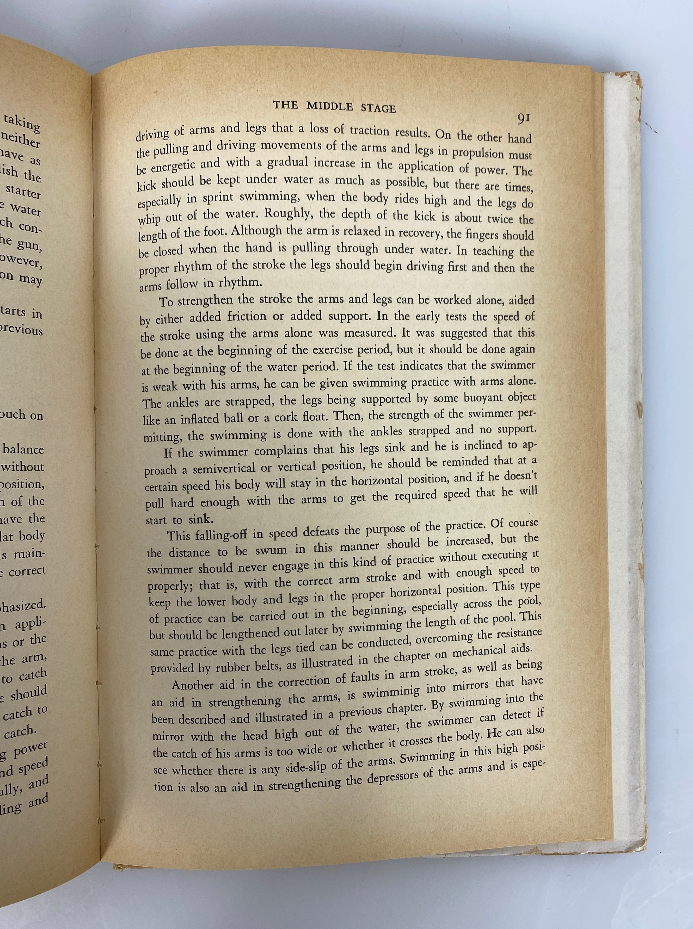 Swimming by Robert Kiphuth 1942 The Barnes Sports Library Vintage HC DJ