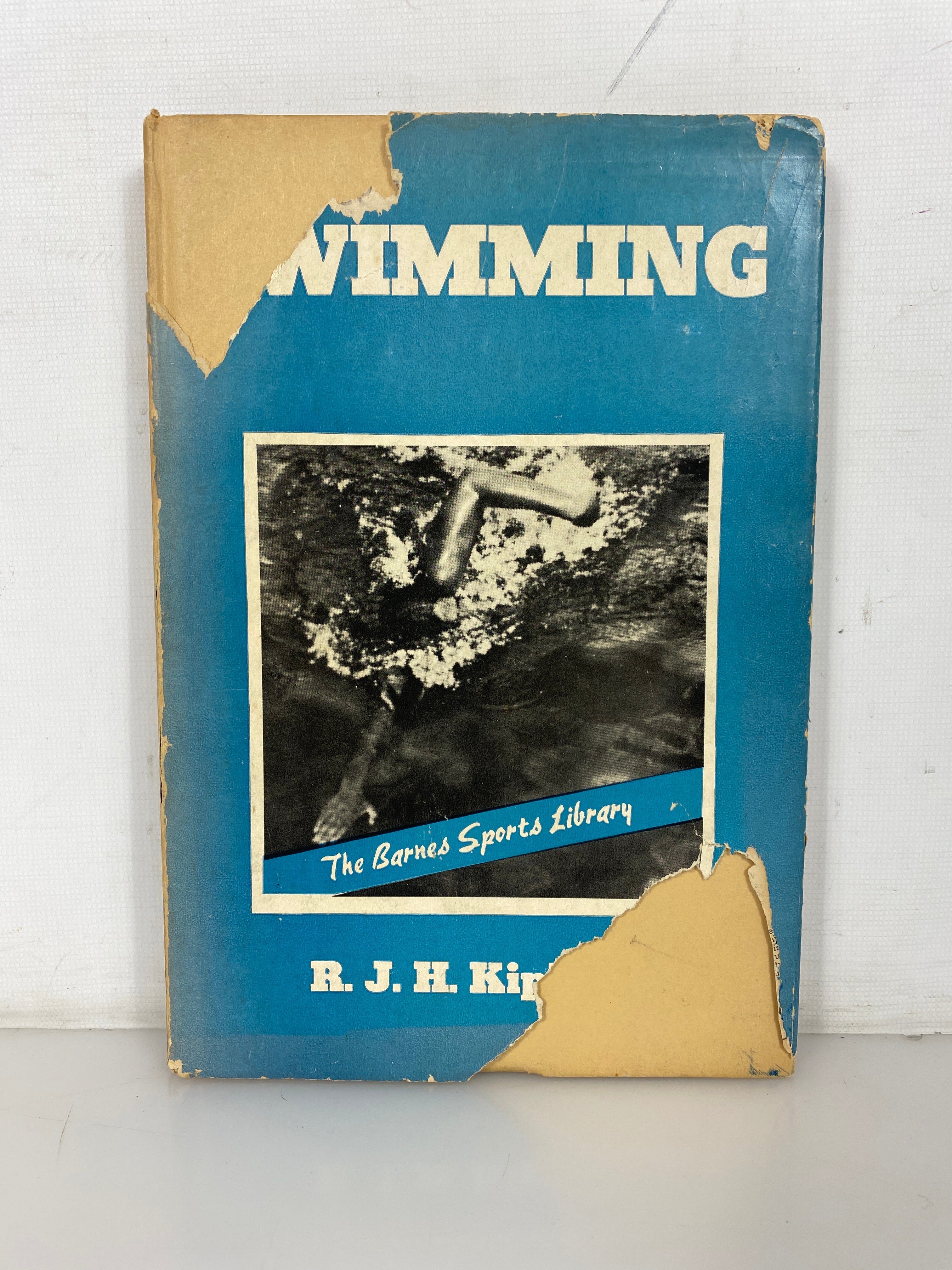 Swimming by Robert Kiphuth 1942 The Barnes Sports Library Vintage HC DJ