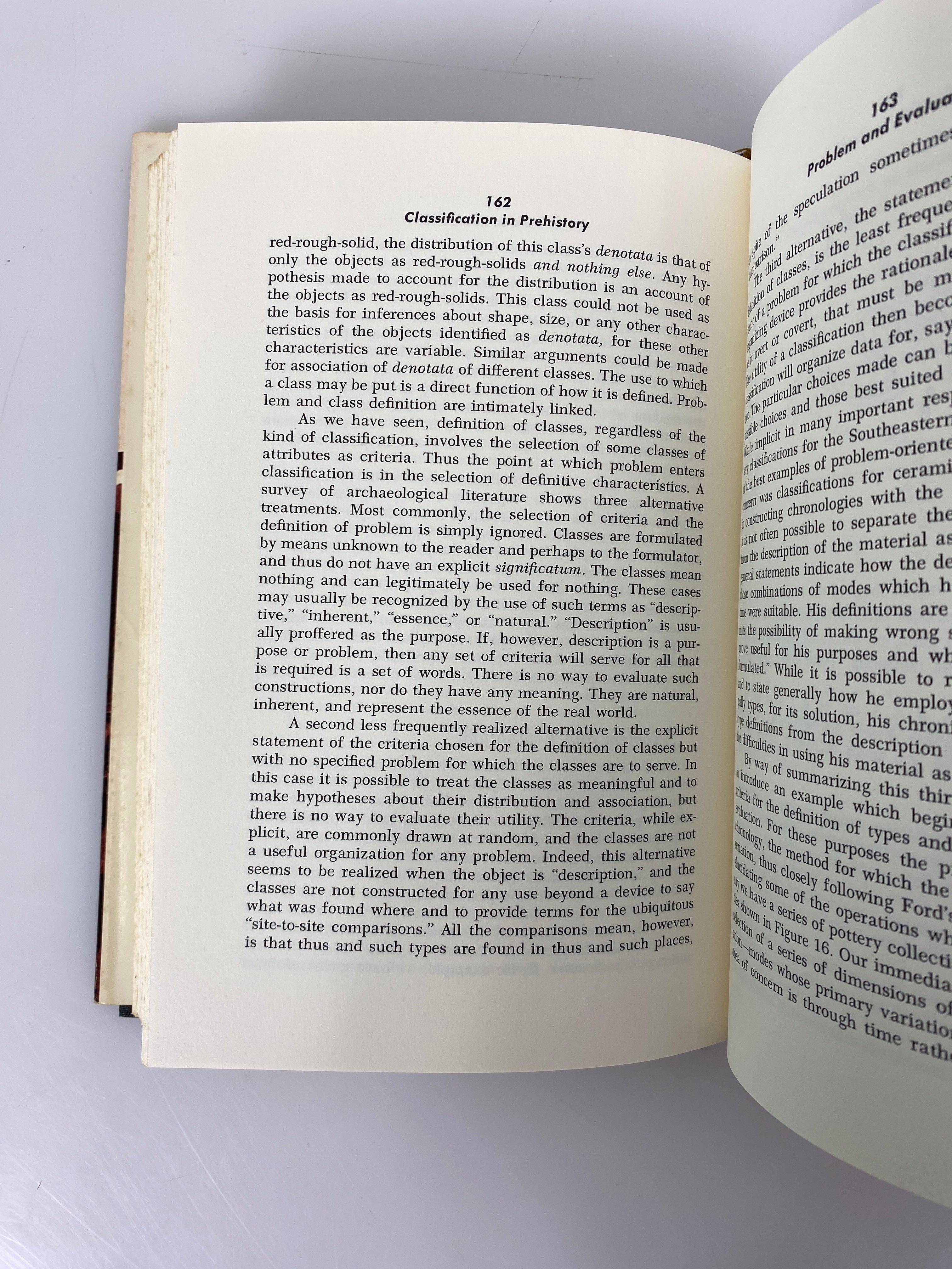 Systematics in Prehistory by Robert Dunnell 1971 First Print HC DJ