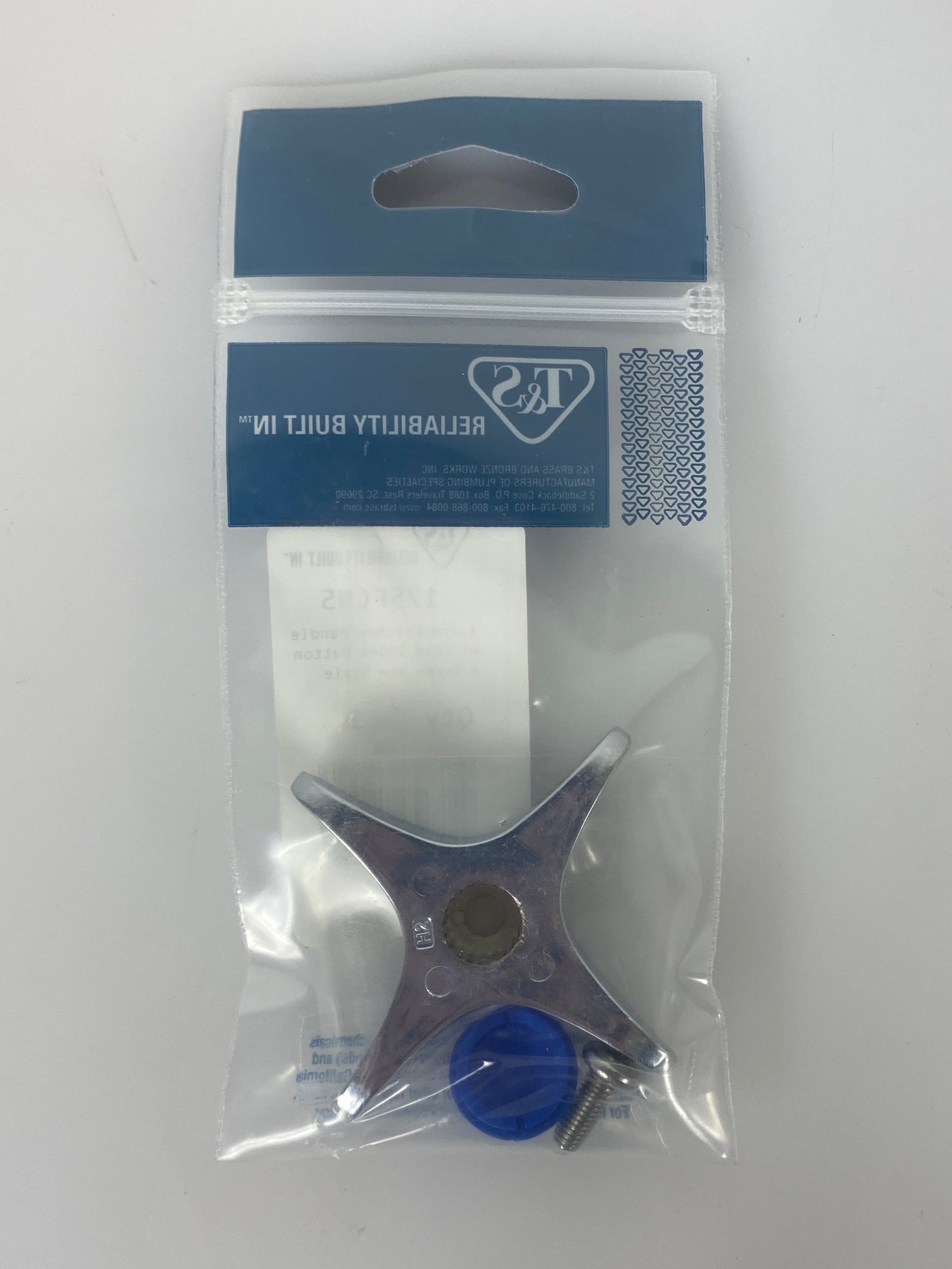 T and S #175FCNS 4-Arm Handle for Cold Water Kitchen Faucets 4 Pack