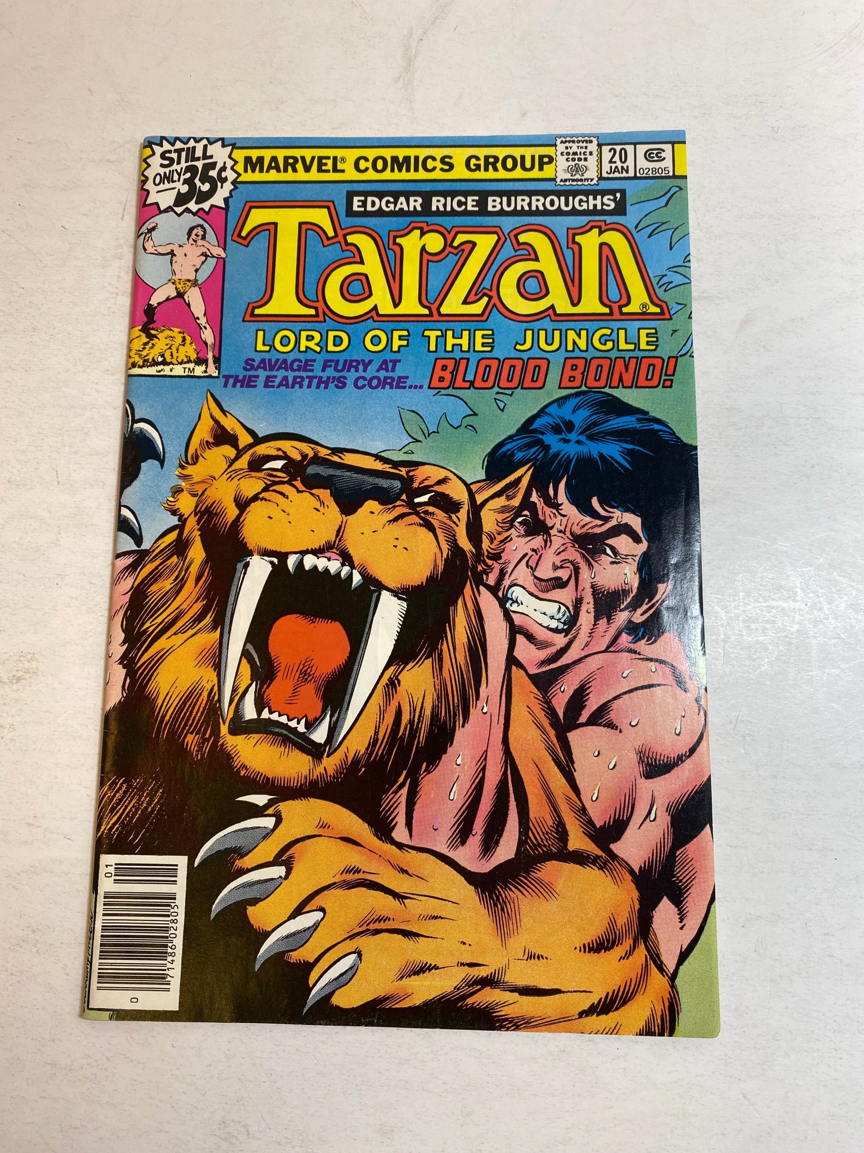 Tarzan 20 Marvel Comic 1979