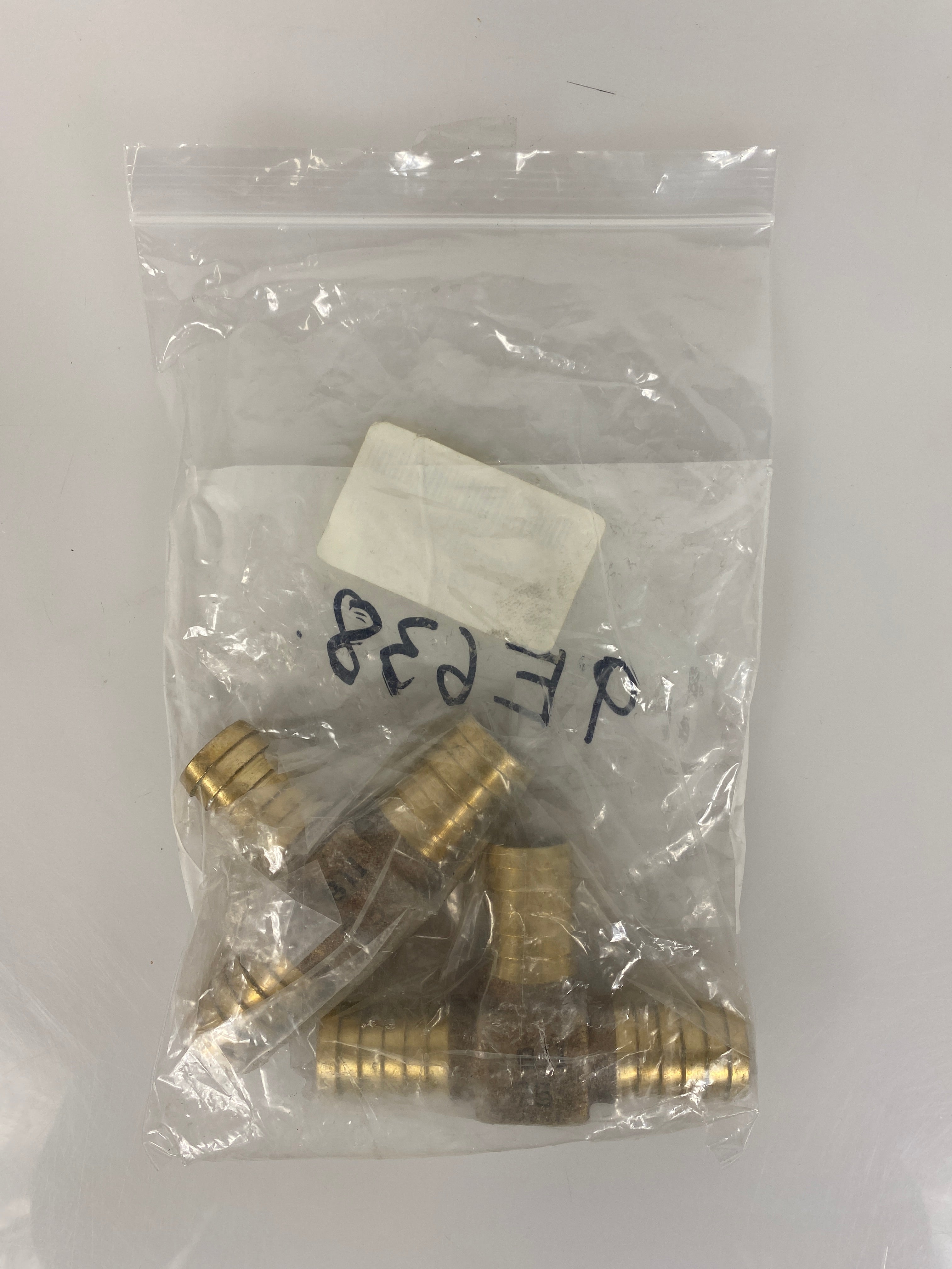 Tee Brass B 3/4" Pack of 2