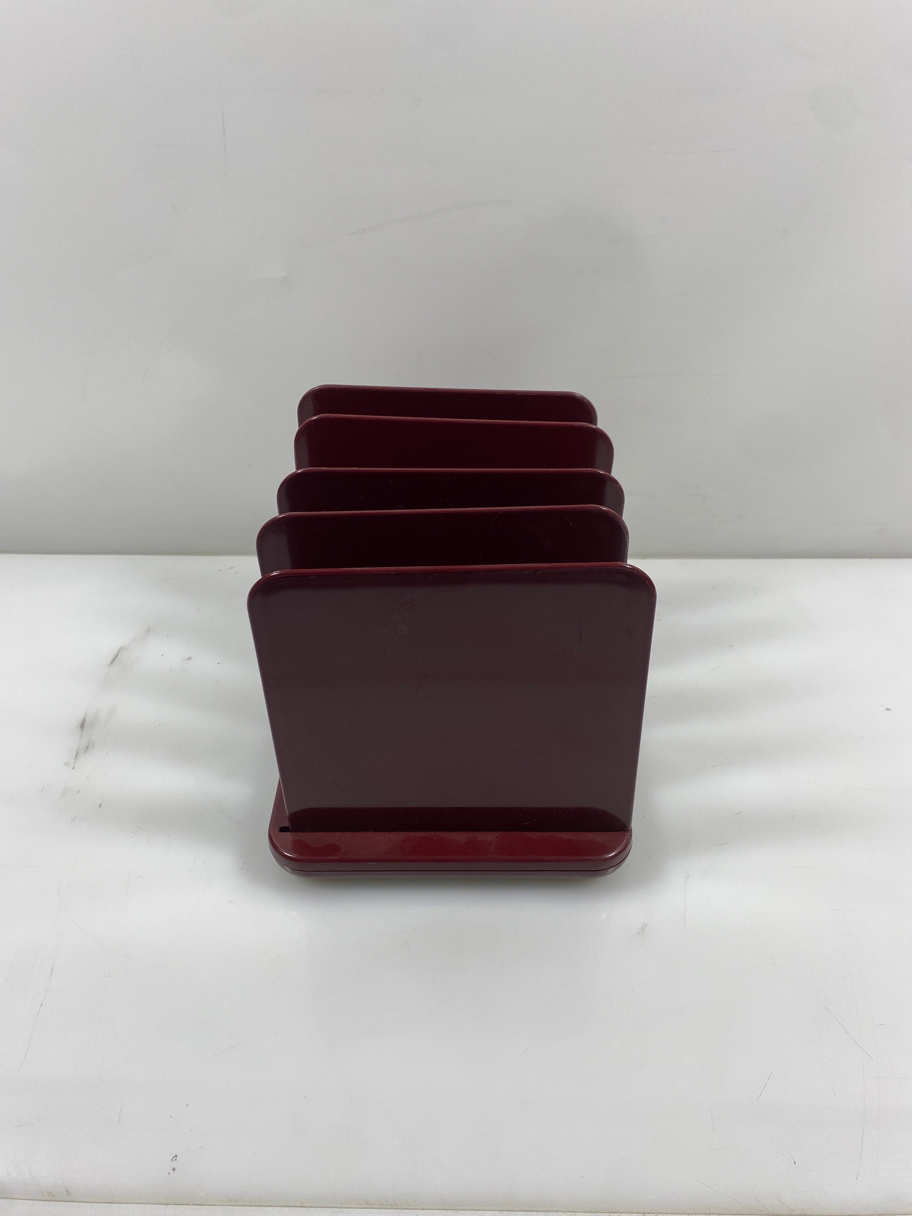 Tenex Burgundy Desk Organizer