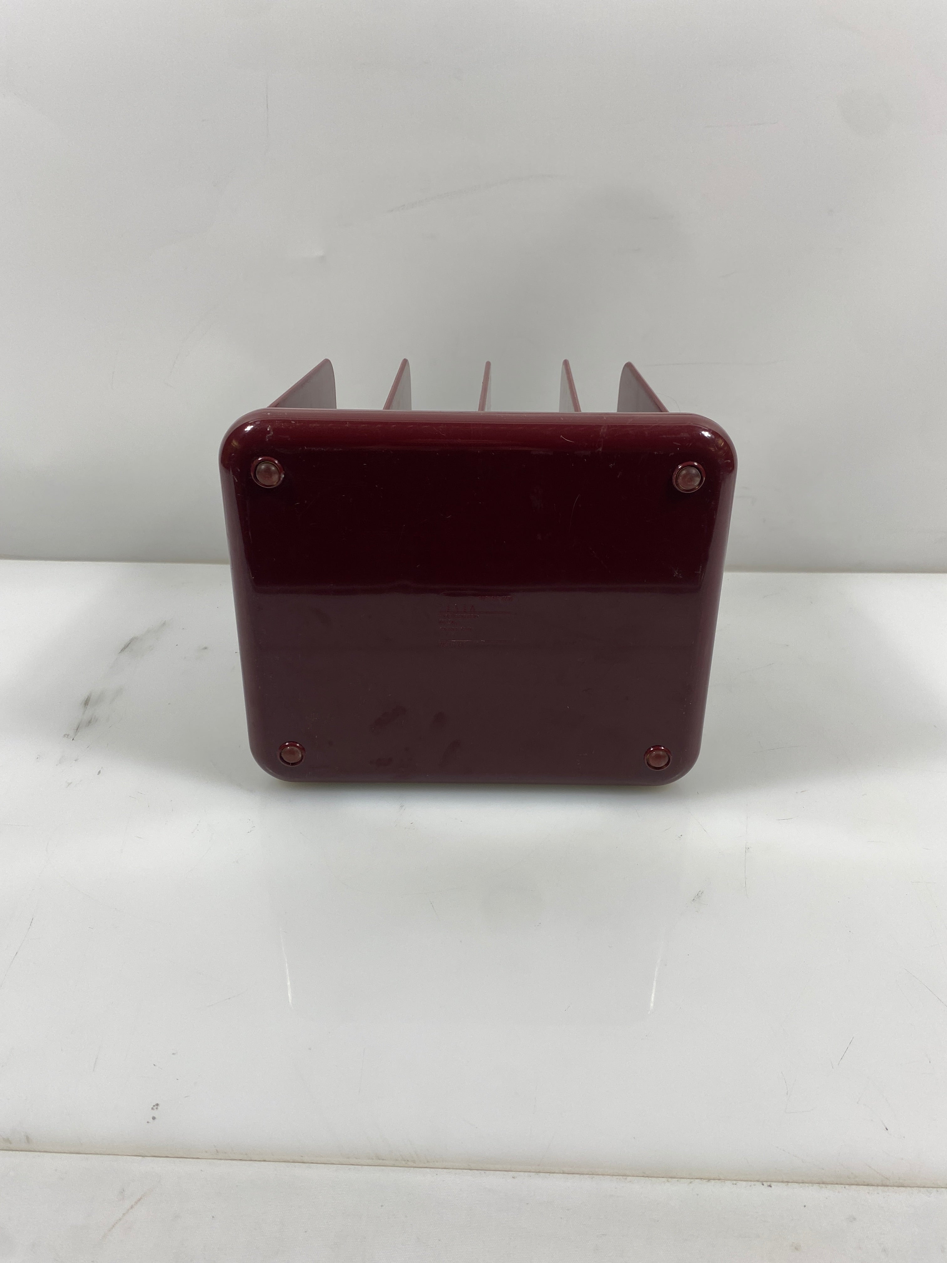 Tenex Burgundy Desk Organizer