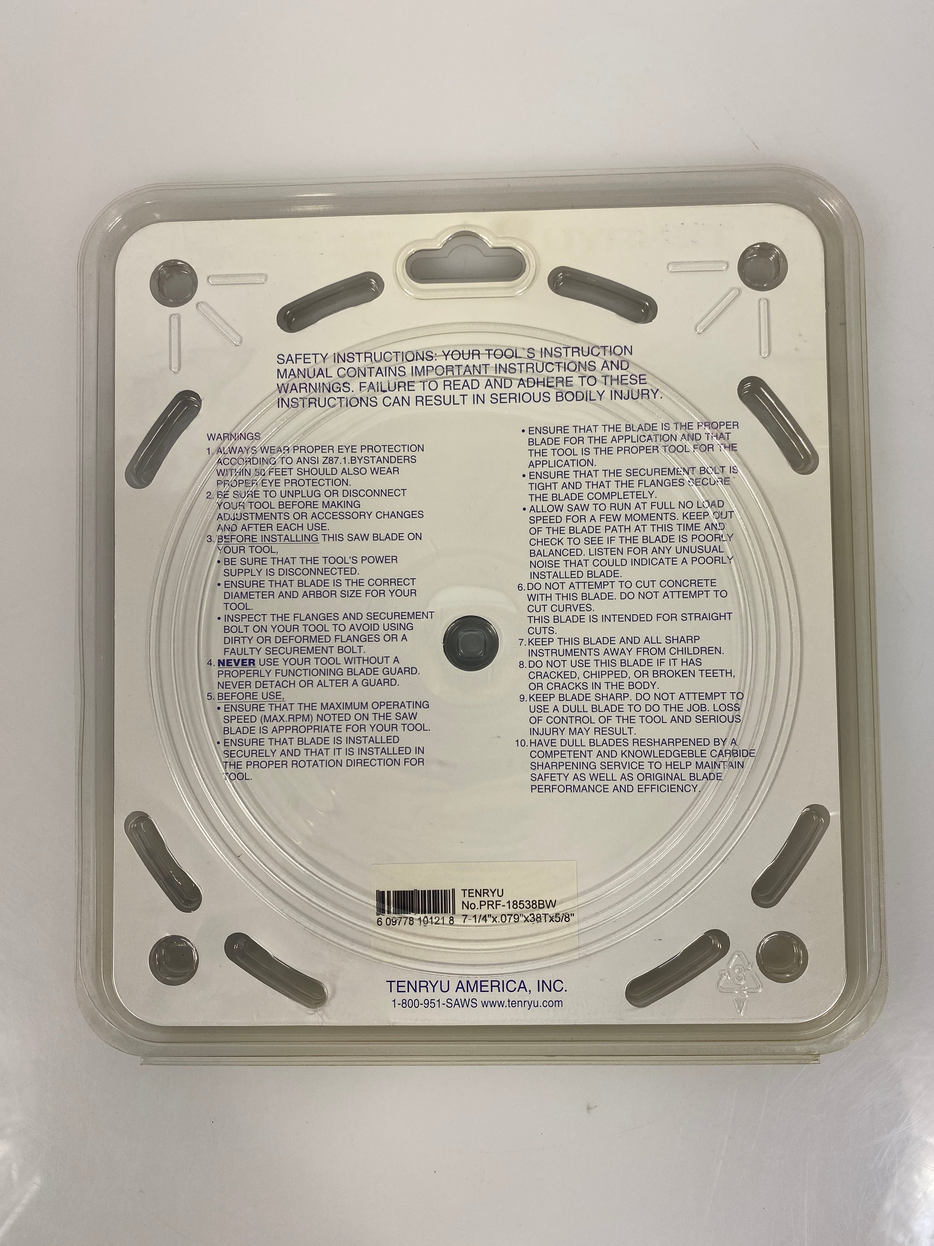 Tenryu Steel-Pro Circular Blade Saw PRF-18538