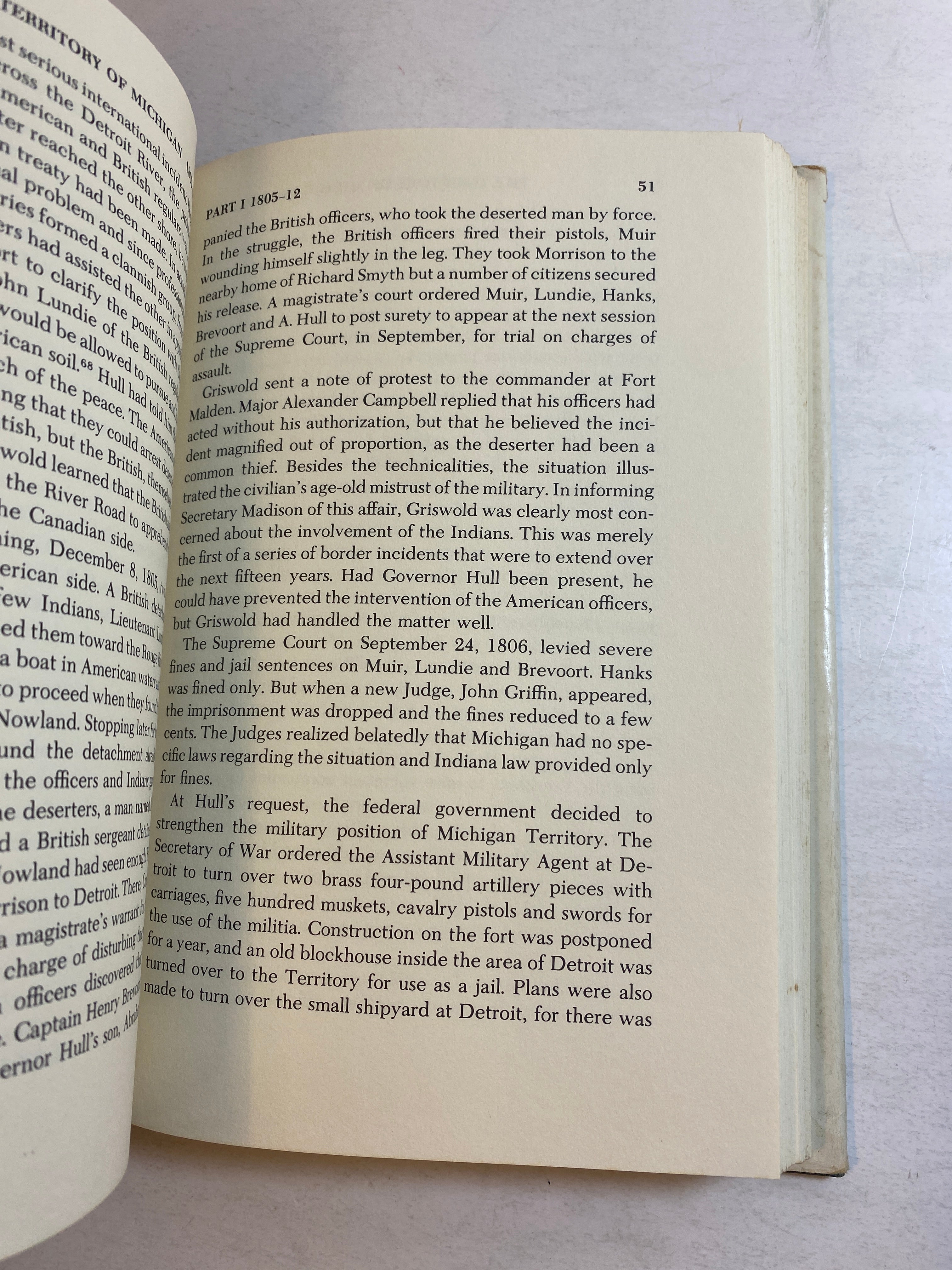 Territory of Michigan Alec Gilpin HCDJ 1970 *Signed*