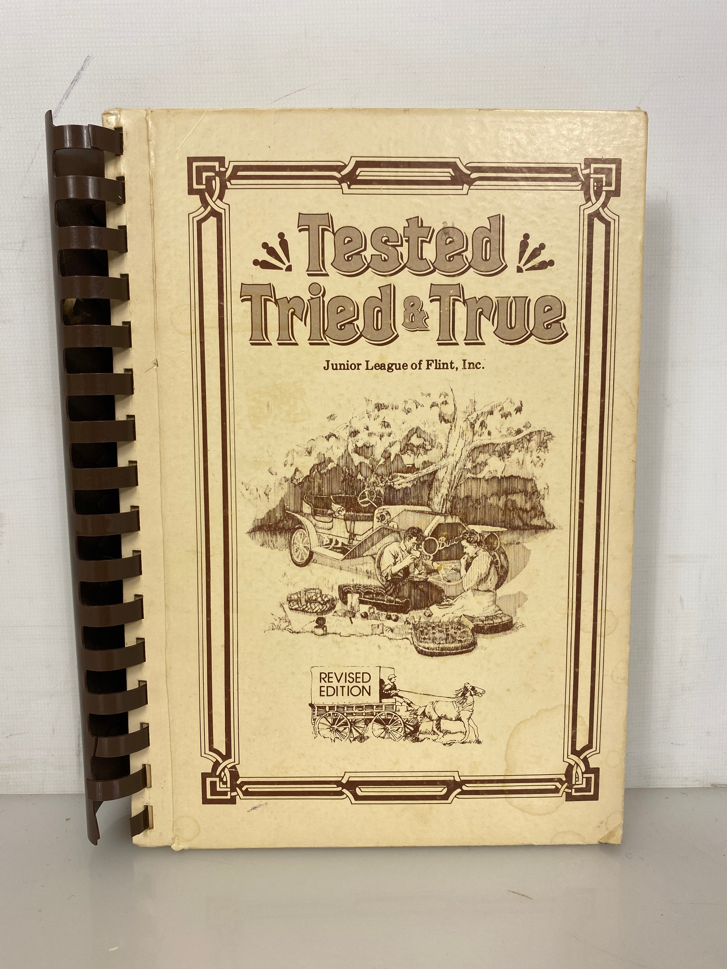 Tested Tried & True Cookbook Junior League of Flint Michigan 1980 Spiral Bound