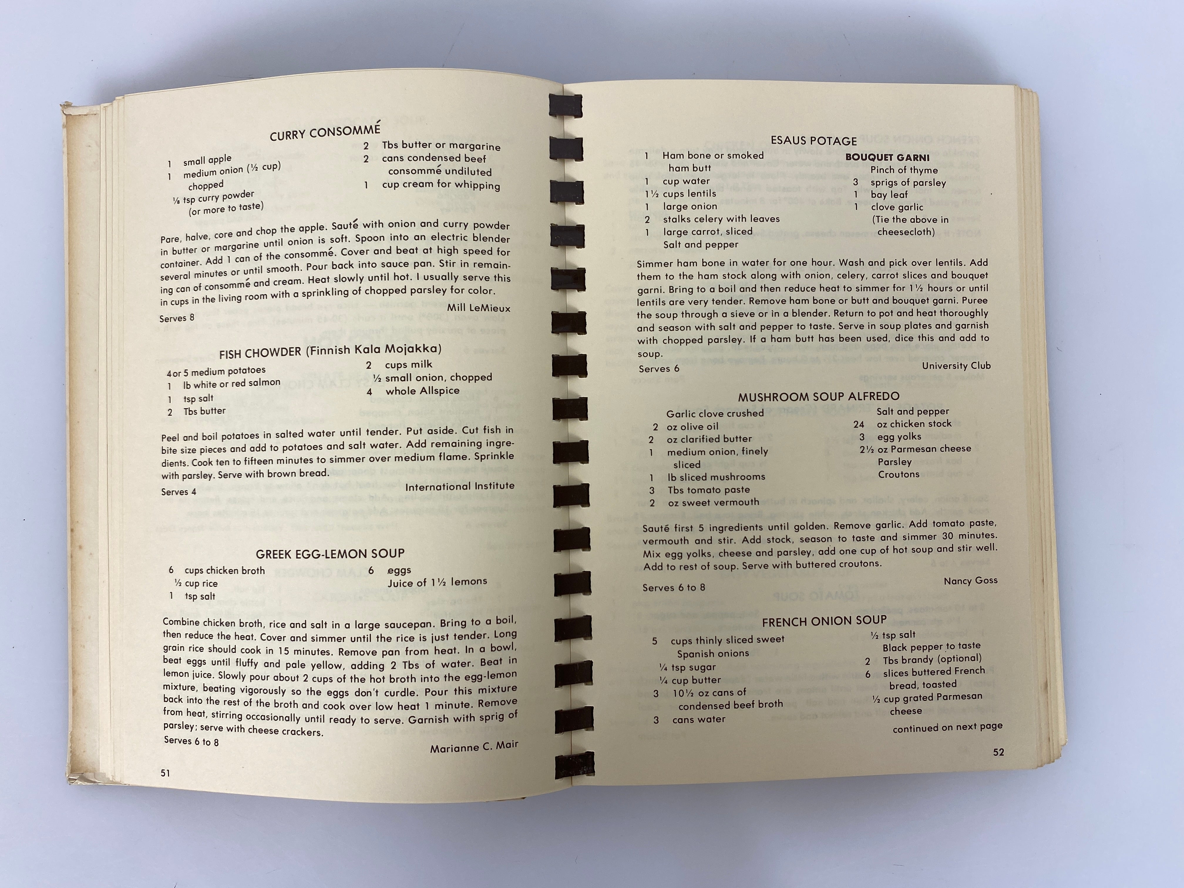 Tested Tried & True Cookbook Junior League of Flint Michigan 1980 Spiral Bound