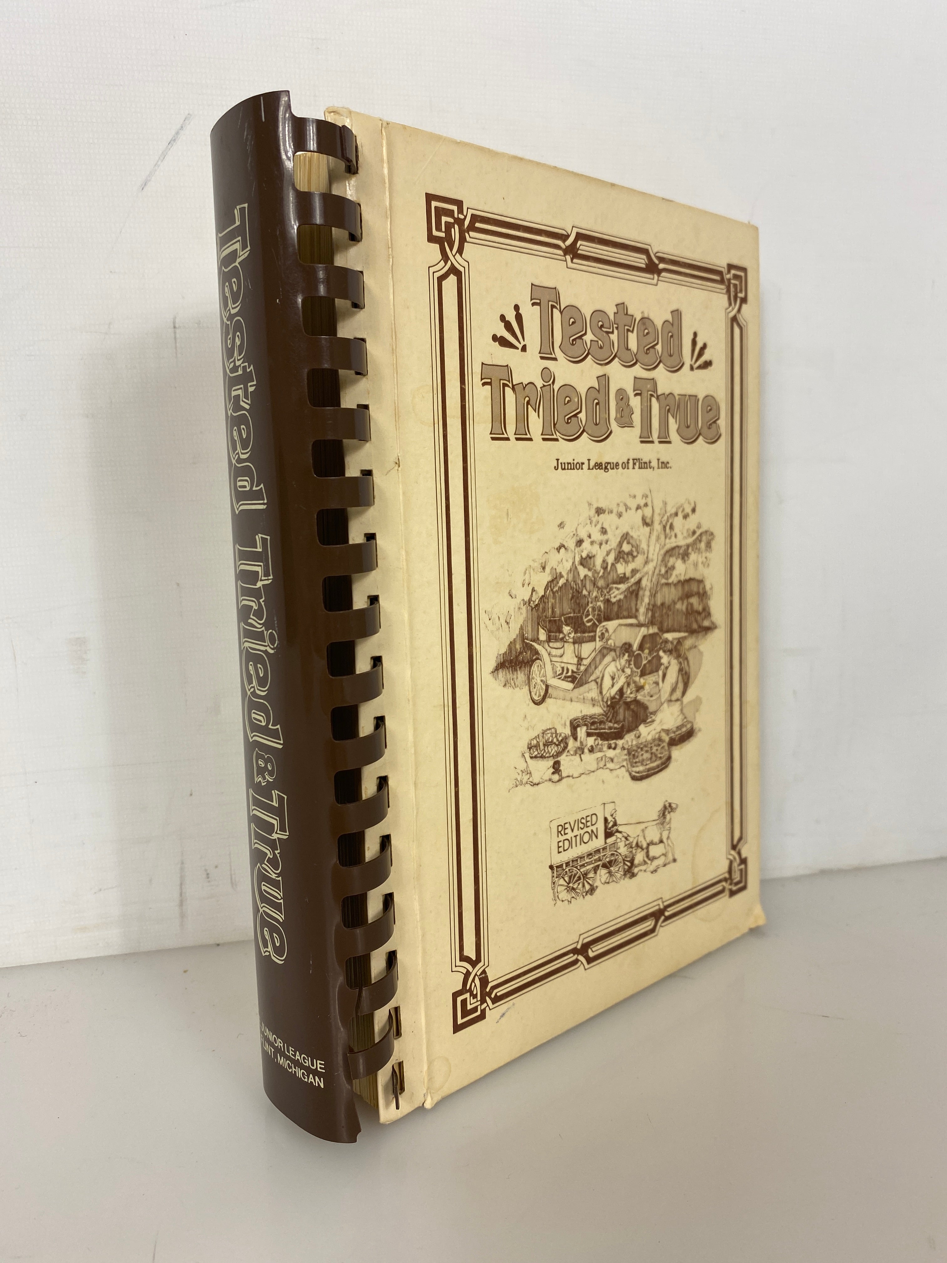 Tested Tried & True Cookbook Junior League of Flint Michigan 1980 Spiral Bound