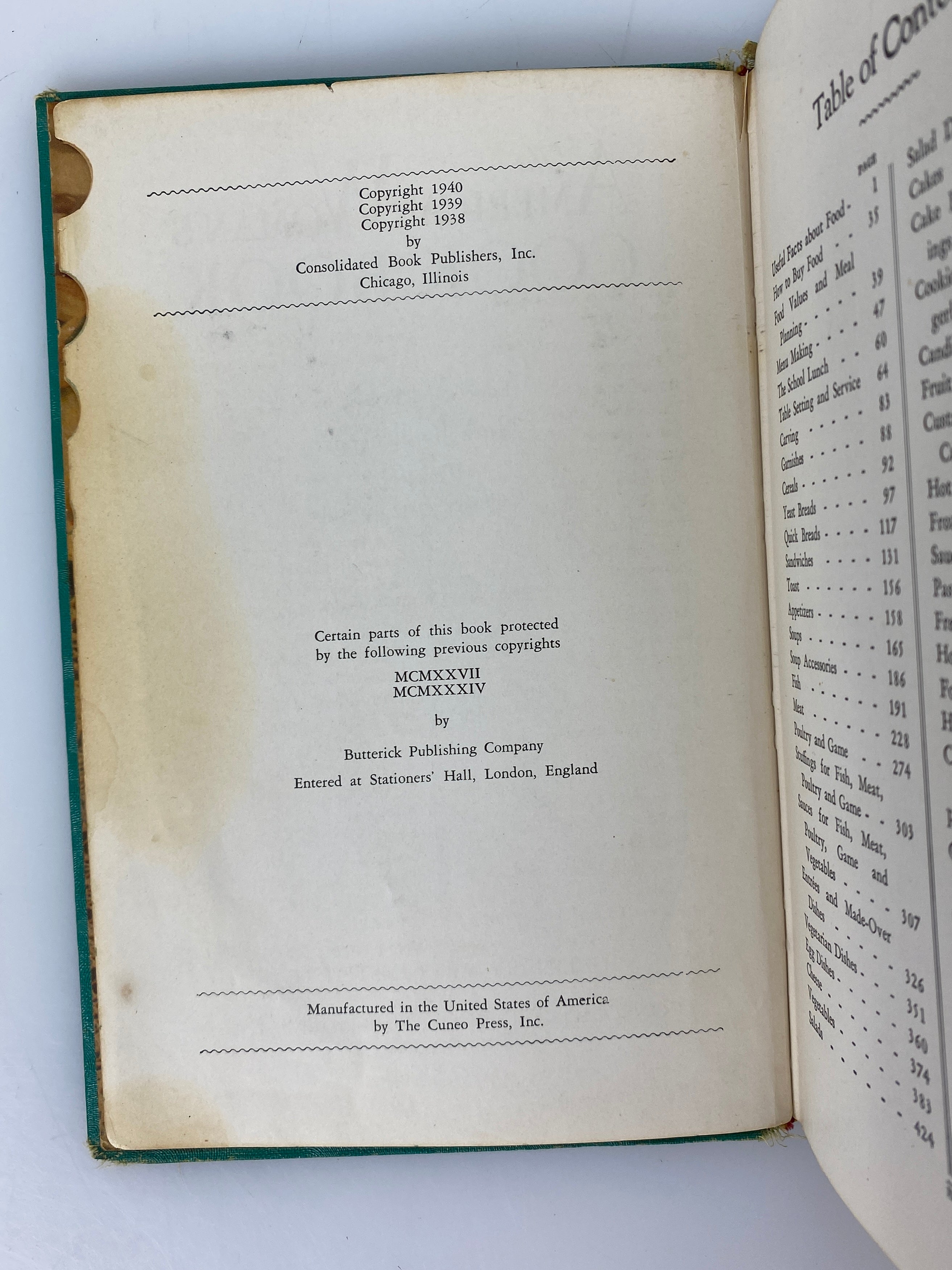 The American Woman's Cook Book 1940 Ruth Berolzheimer Vintage HC