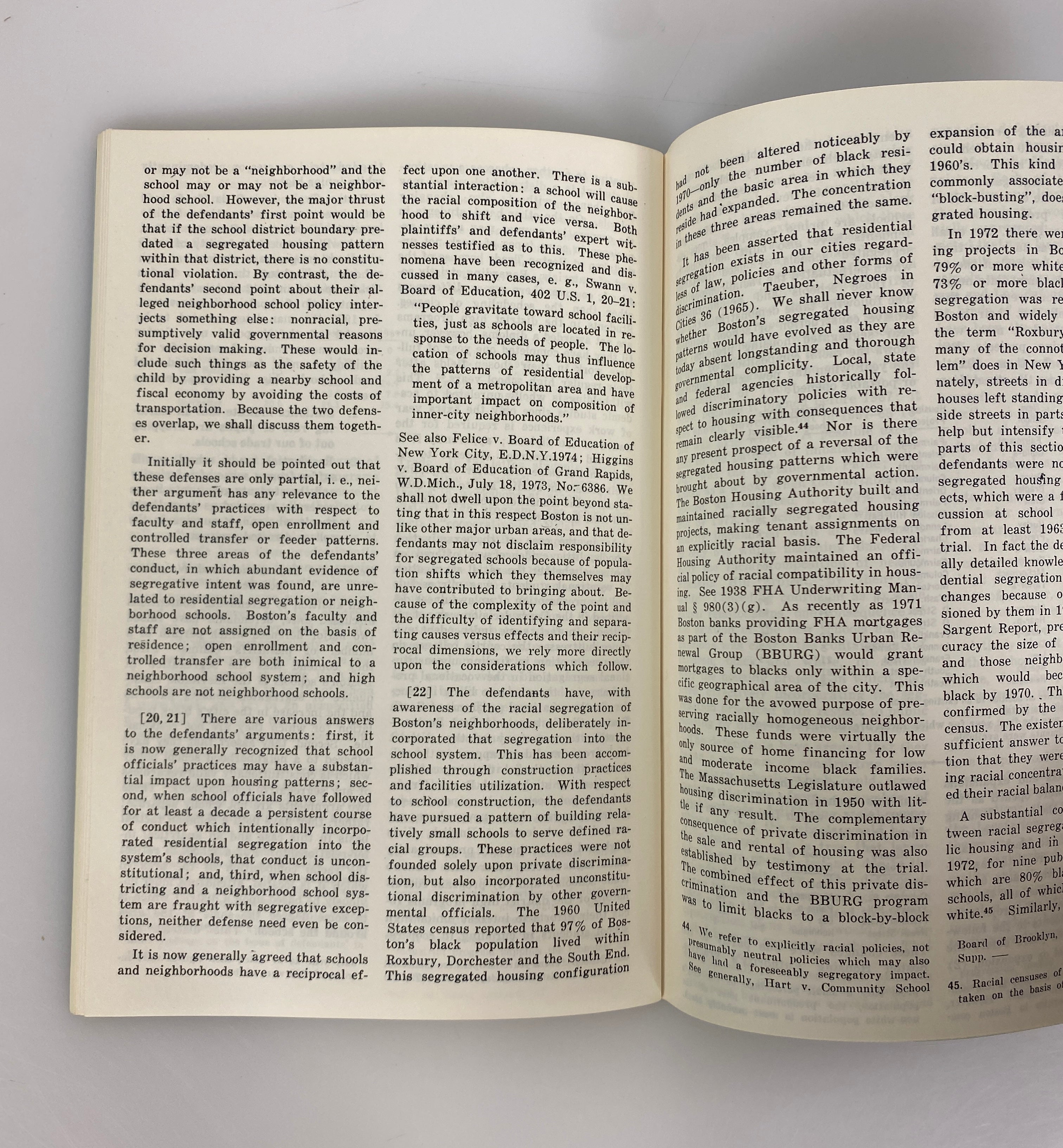 The Boston School Decision June 21 1974 Decision in Its Entirety SC