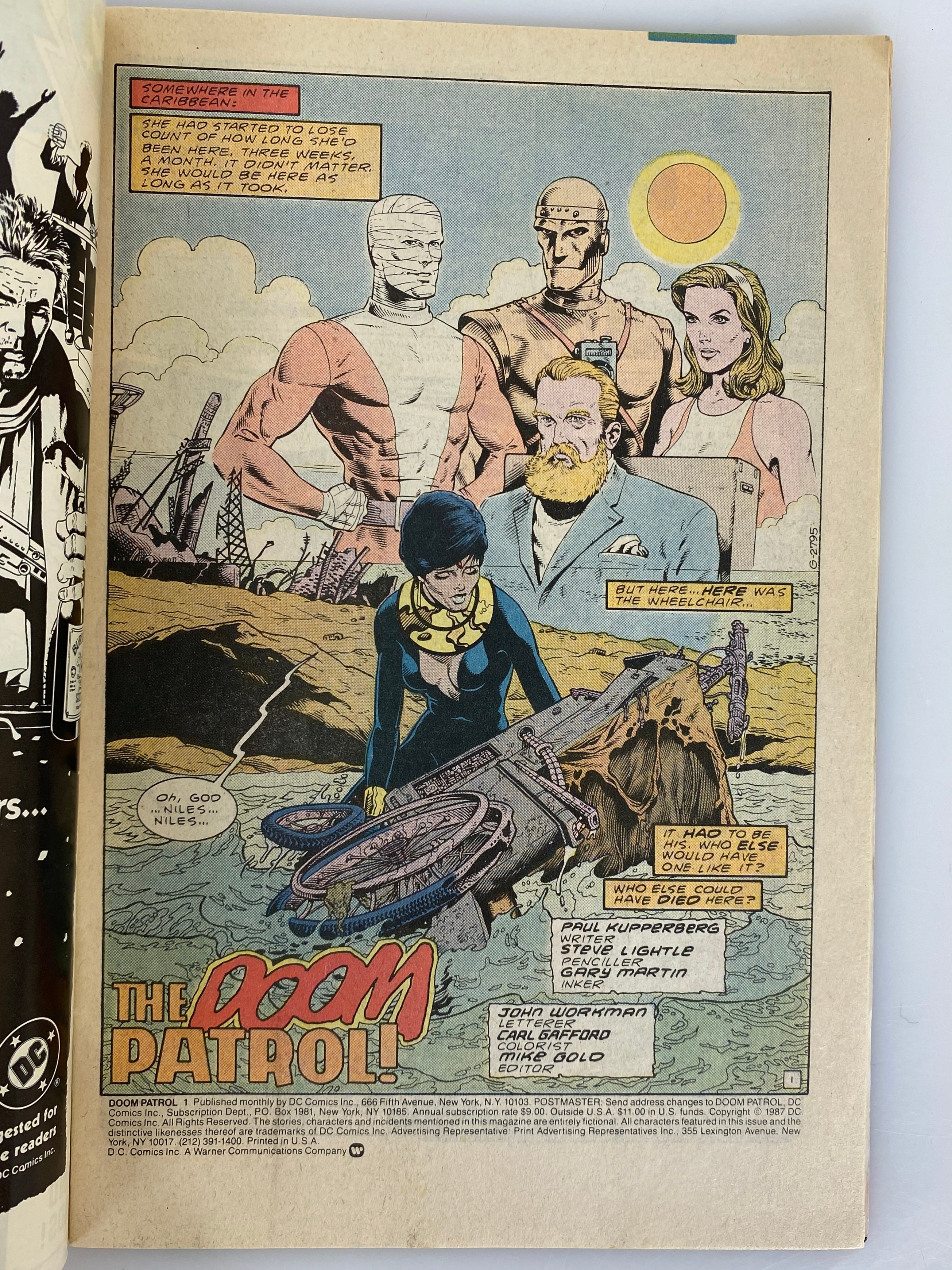 The Doom Patrol #1-12 & Annual 1987-1988