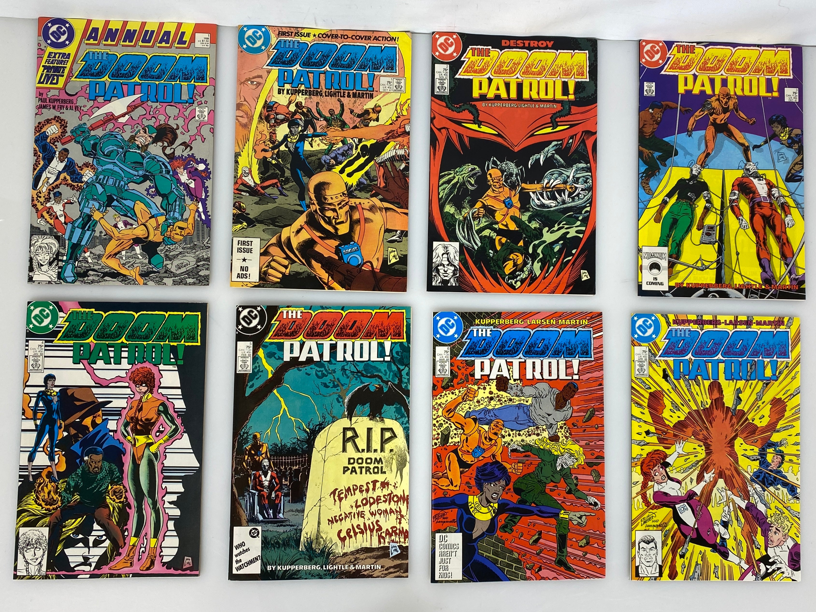 The Doom Patrol #1-12 & Annual 1987-1988