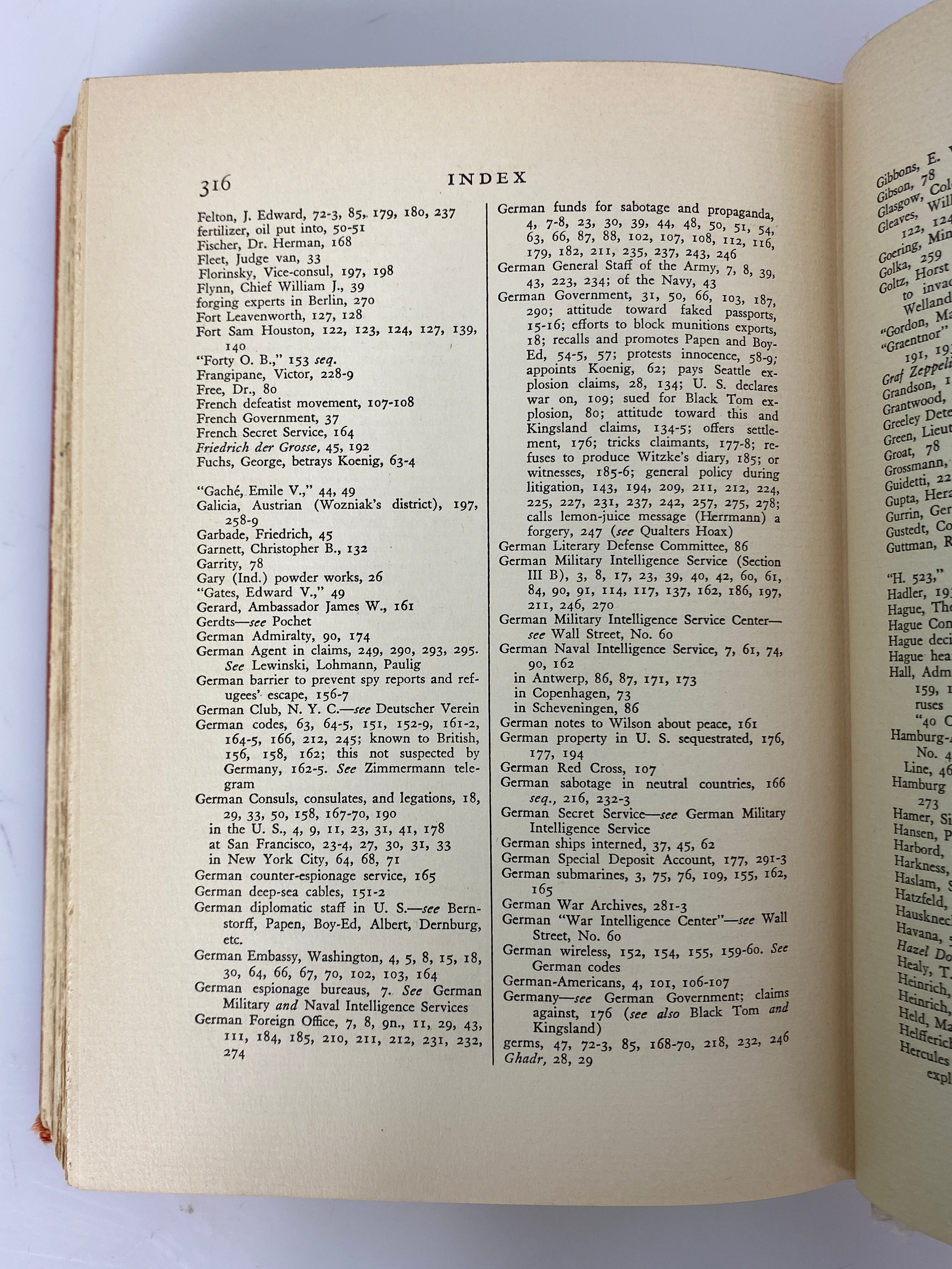 The Enemy Within by Captain Henry Landau 1937 1st Impression Ex-Library HC