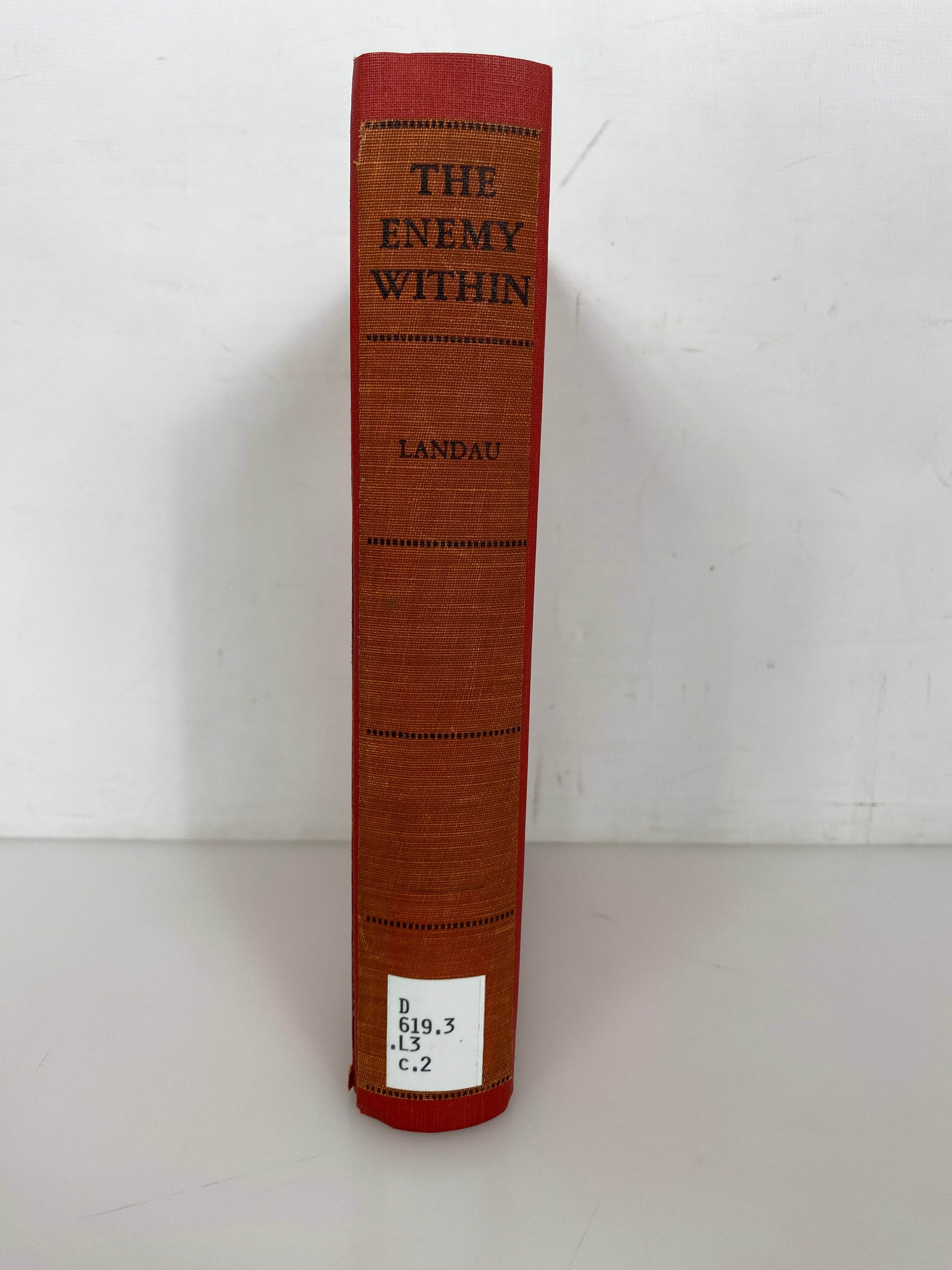 The Enemy Within by Captain Henry Landau 1937 1st Impression Ex-Library HC