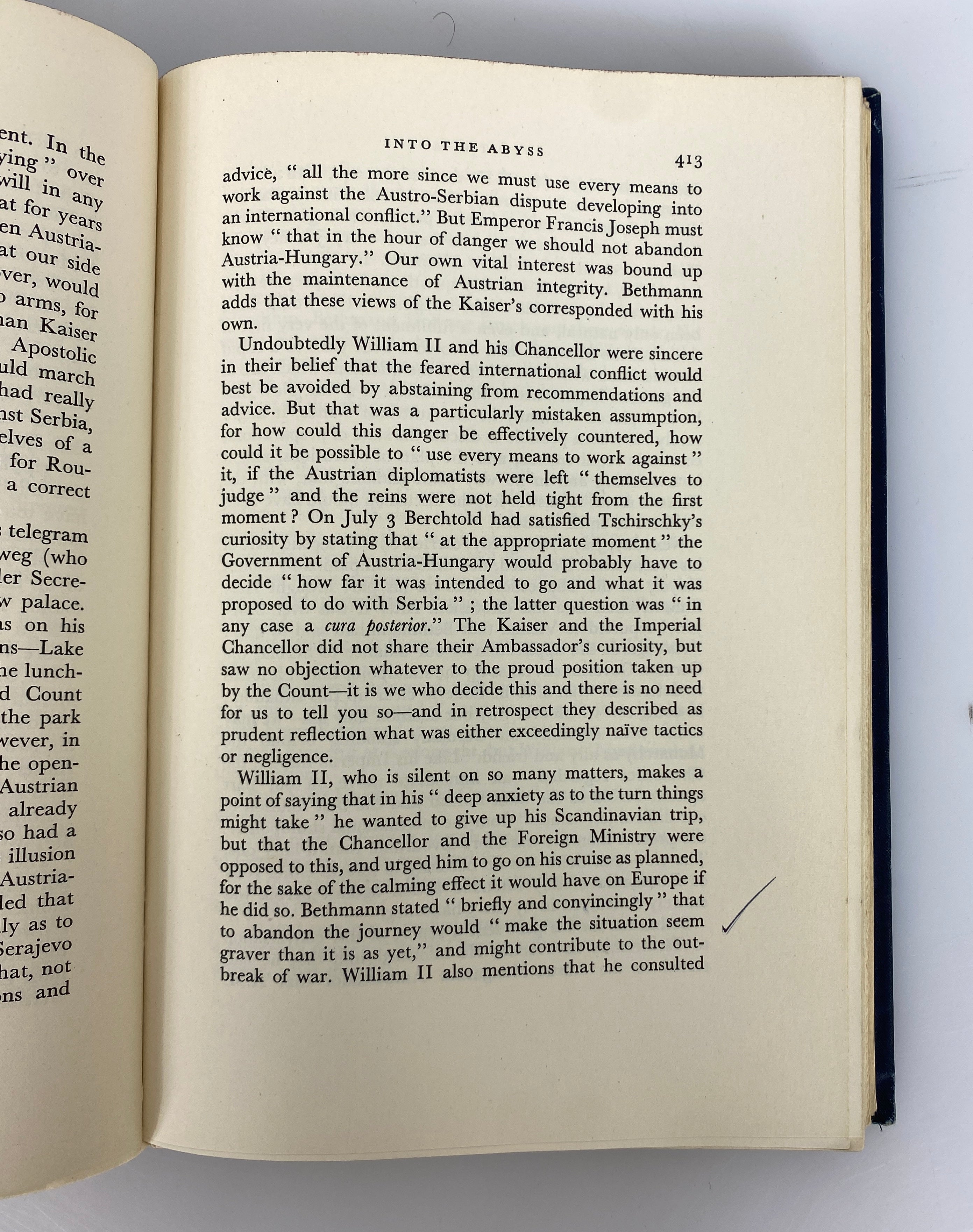 The Eve of 1914 by Theodor Wolff/E.W. Dickes 1936 Ex-Library HC