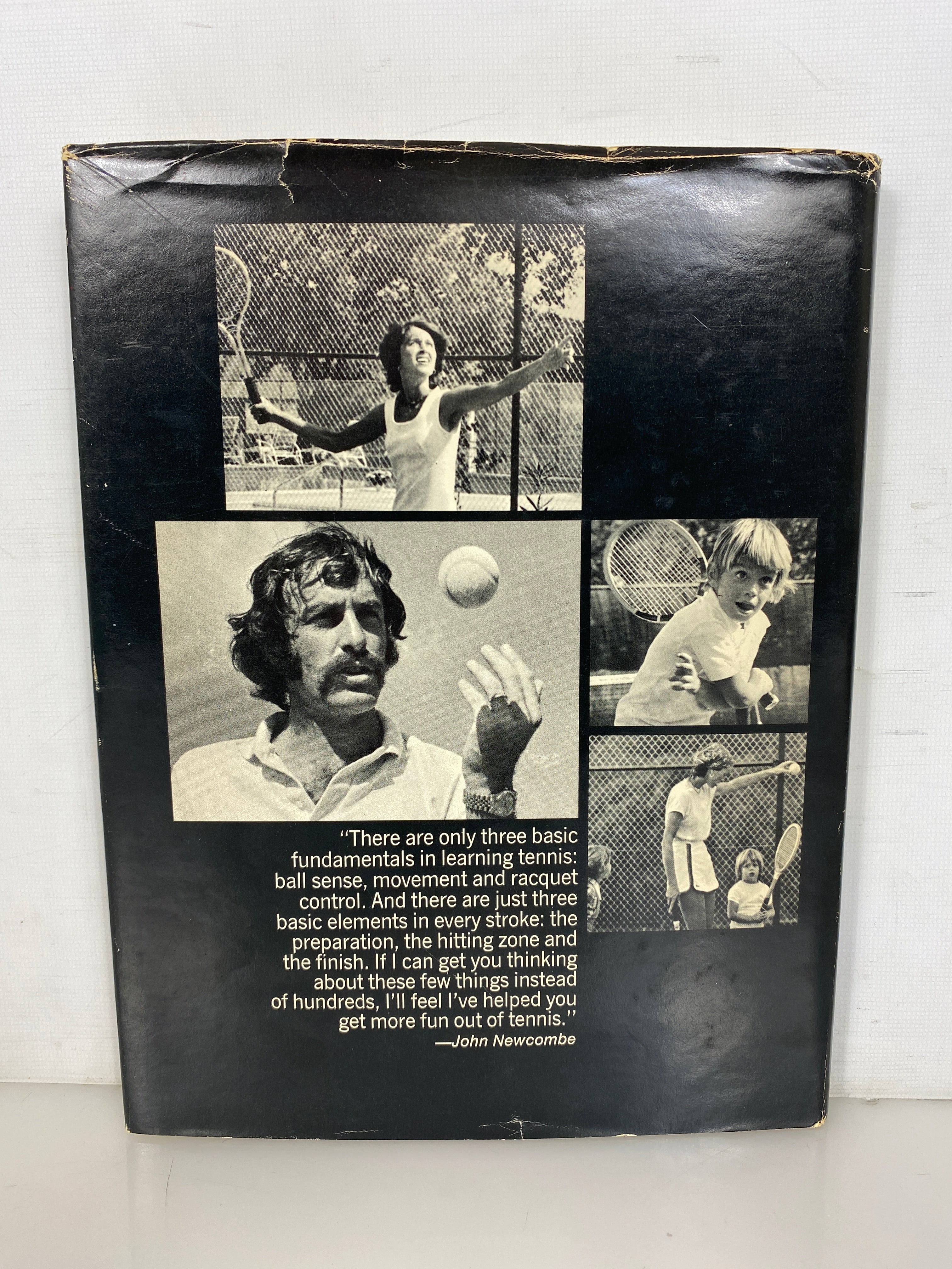 The Family Tennis Book by John & Angie Newcombe 1975 HC DJ